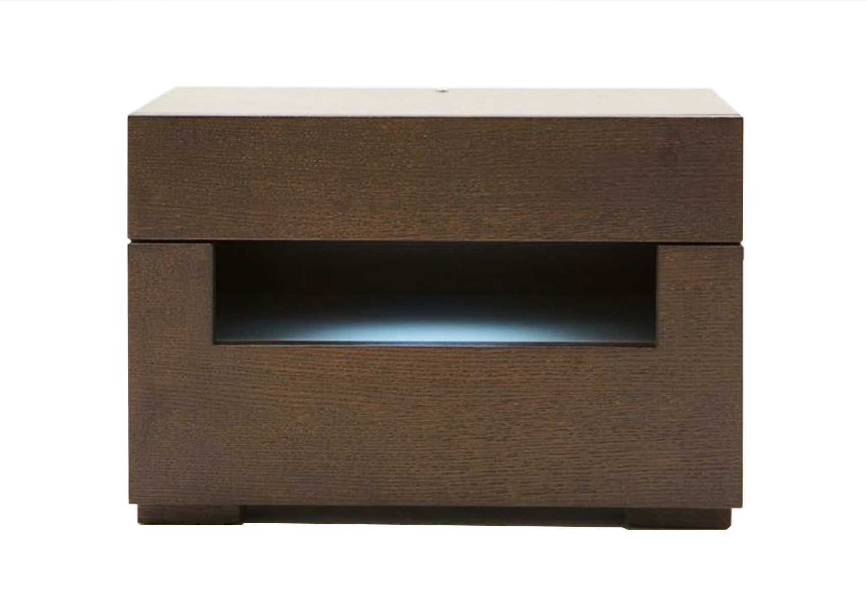 LA Furniture Ceres Modern Brown Oak and Grey Nightstand VGWCCG05-WNG Contemporary Style by Vig Furnitrue Number 14670 Catch Home Goods