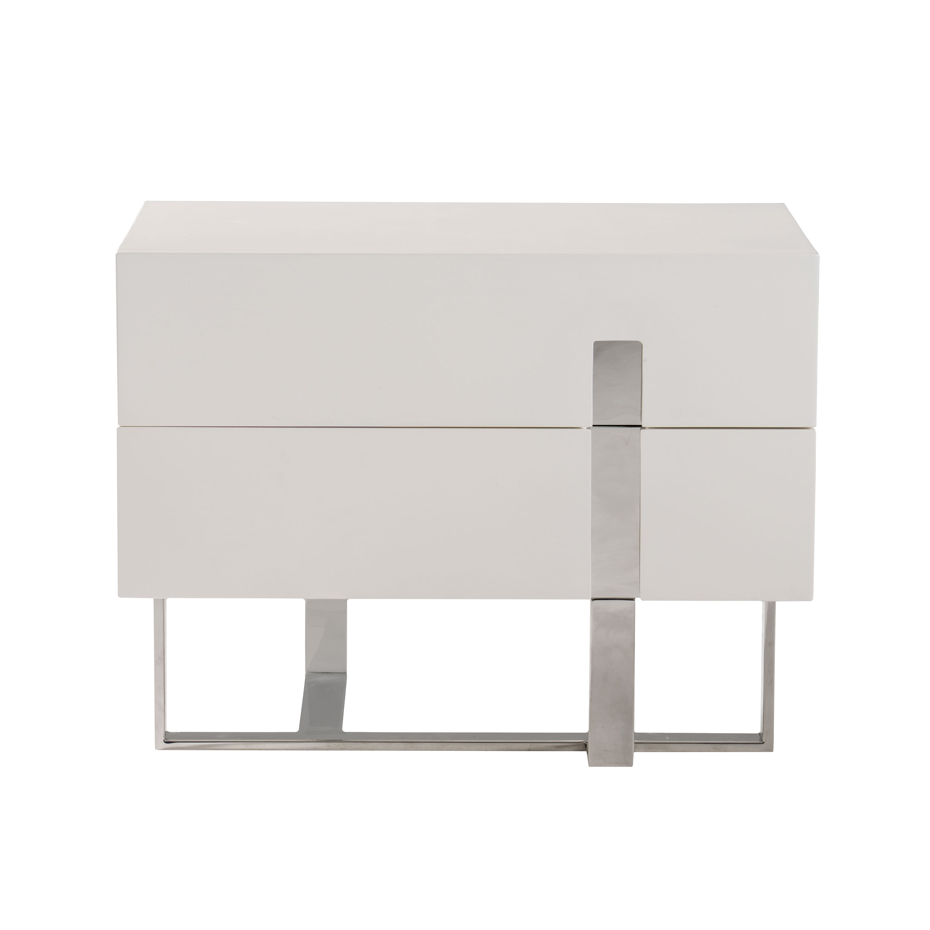 LA Furniture Voco Modern White Bedroom Nightstand VGCN1302H-P01 Contemporary Style by Vig Furnitrue Number 15509A Catch Home Goods