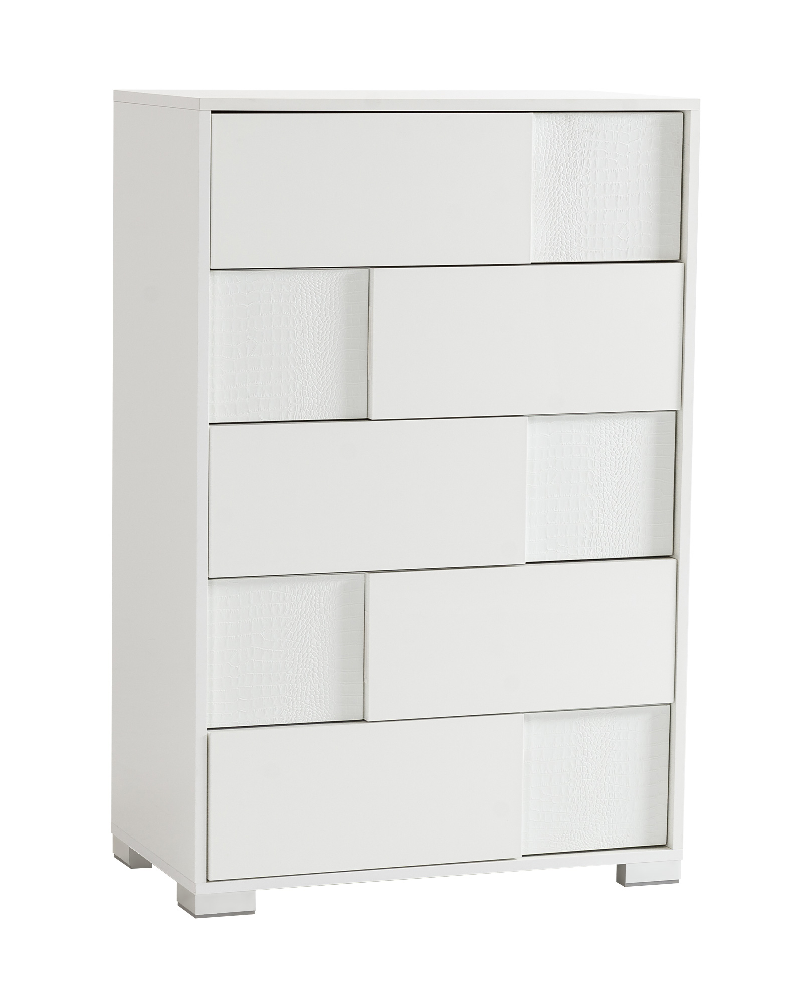 LA Furniture Monza Italian Modern White Chest VGACANCONA-CH-WHT Contemporary Style by Vig Furnitrue Number 17593 Catch Home Goods