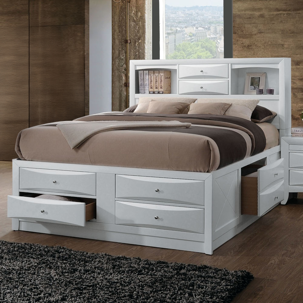 Acme Ireland EK Bed with Storage Model 21696EK