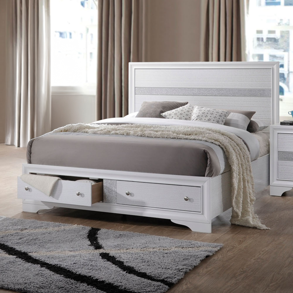 Acme Naima Queen Bed with Storage Model 25770Q
