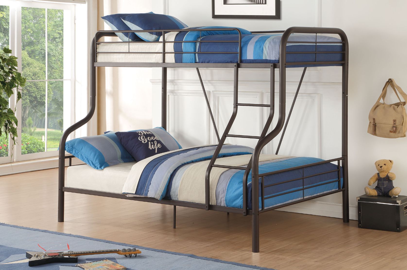 Acme Cairo Twin/Full Bunk Bed Model 37610