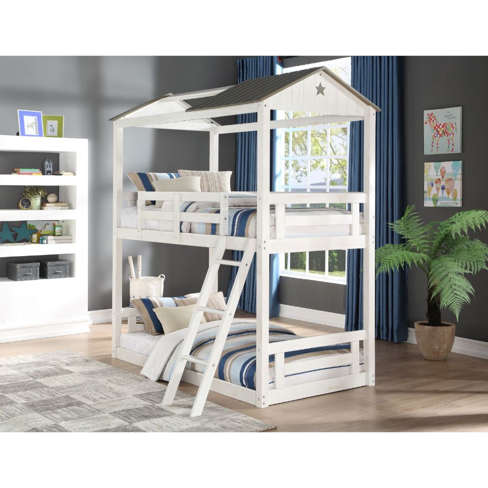 Acme Nadine Cottage Twin/Twin Bunk Bed Model 37665
