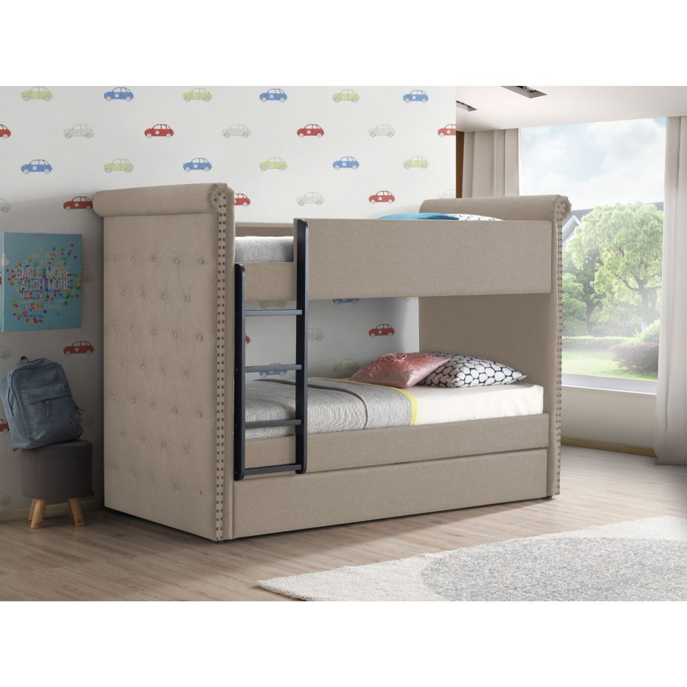 Acme Romana II Twin/Twin Bunk Bed with Trundle Model 37850