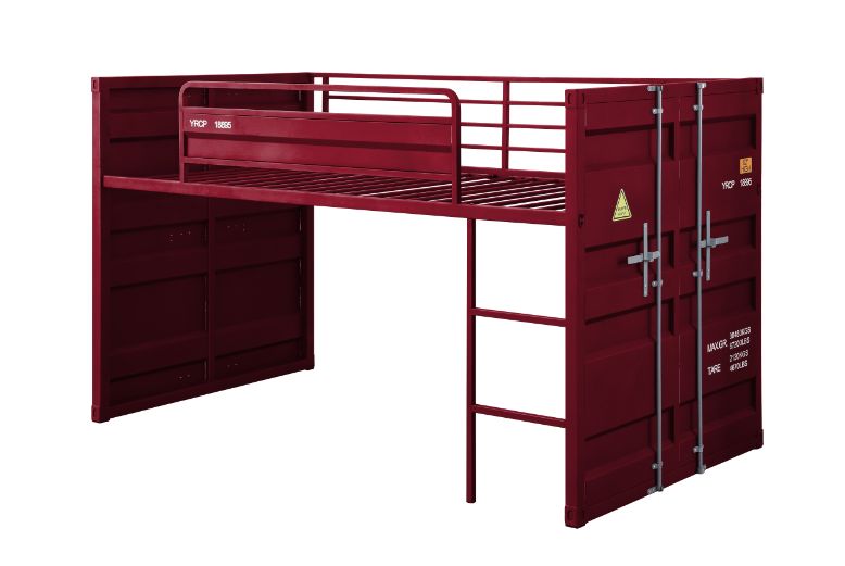 Acme Cargo Twin Loft Bed with Slide Model 38300