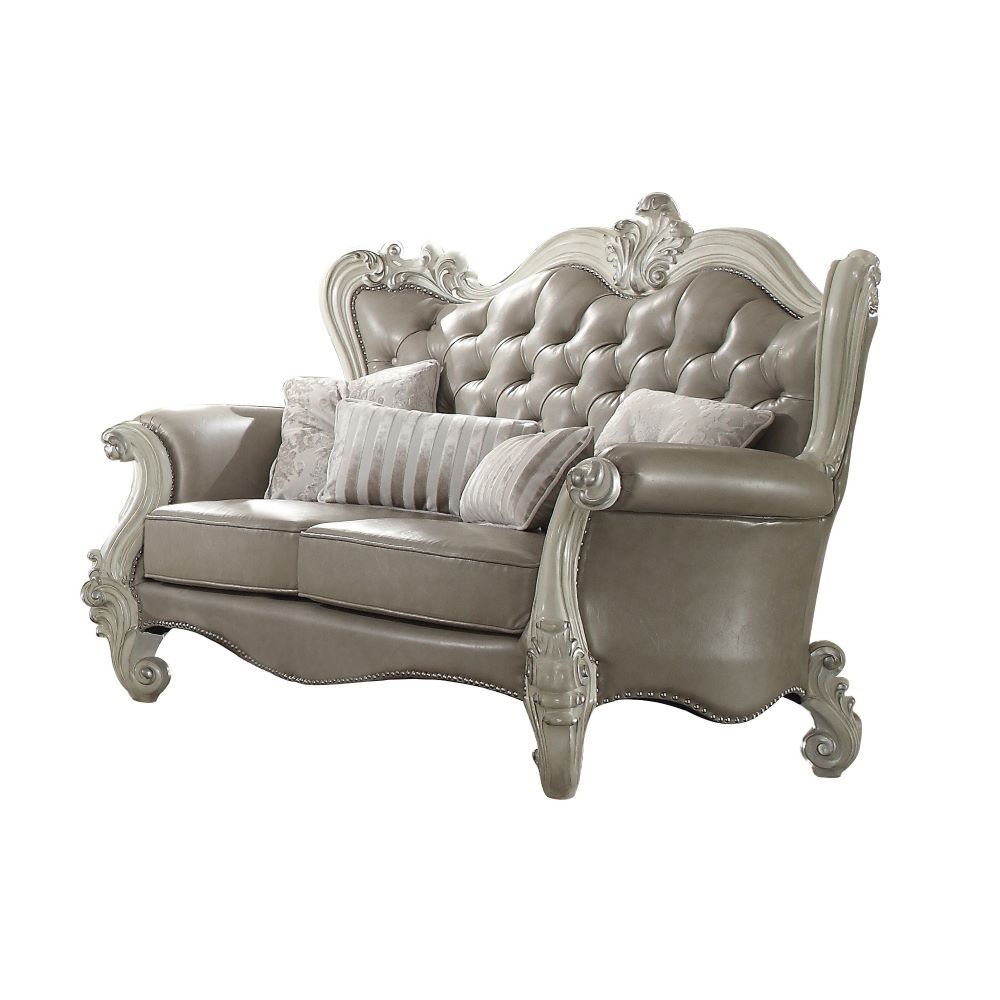 Acme Versailles Loveseat with 4 Pillows Model 52126