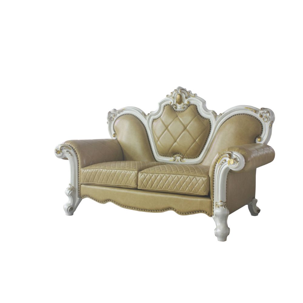 Acme Picardy Loveseat with 3 Pillows Model 58211