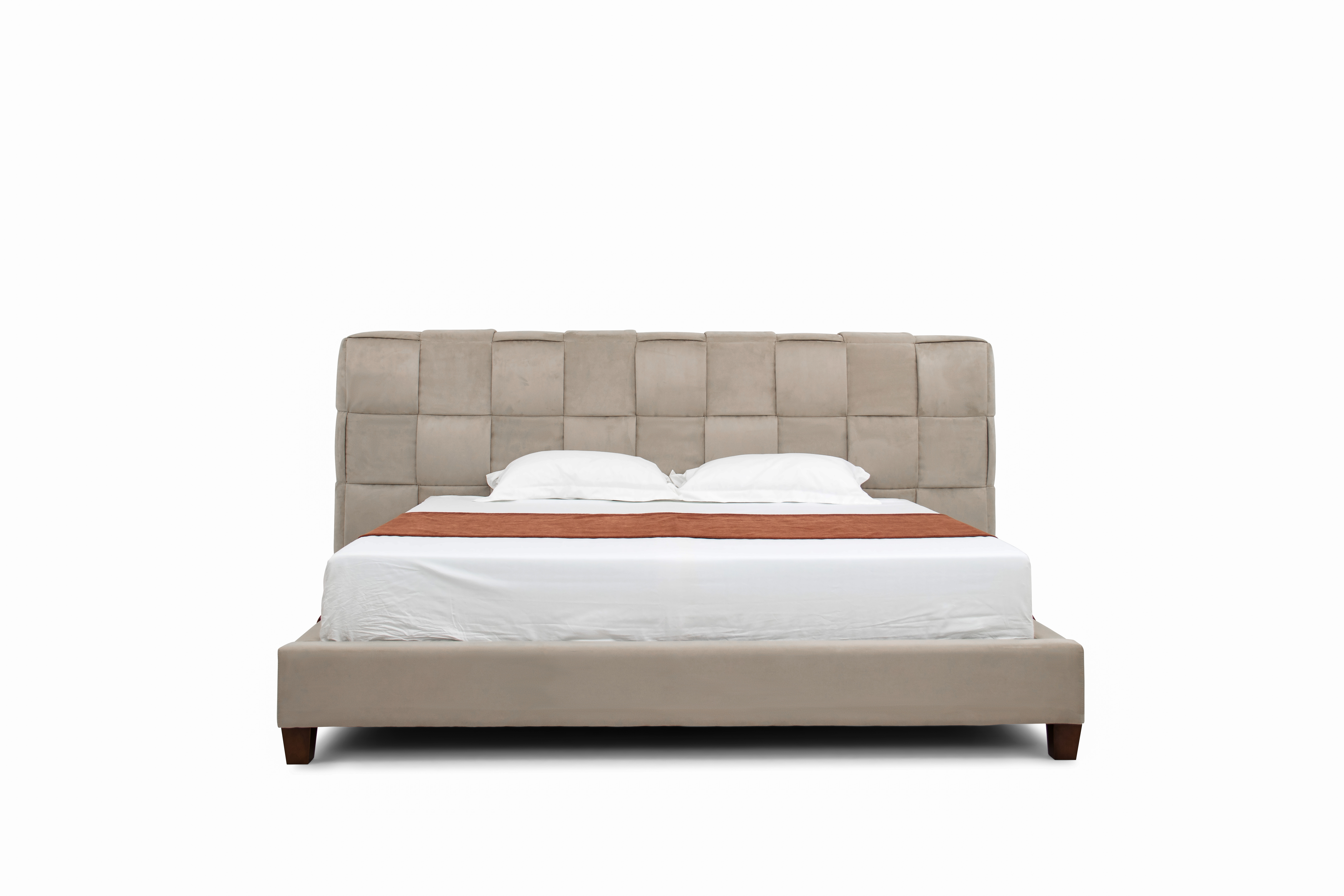 LA Furniture Eastern King McKamey Modern Beige Fabric Bed VGEVVG728-VIENNA-039-EK Contemporary Style by Vig Furnitrue Number 81562 Catch Home Goods
