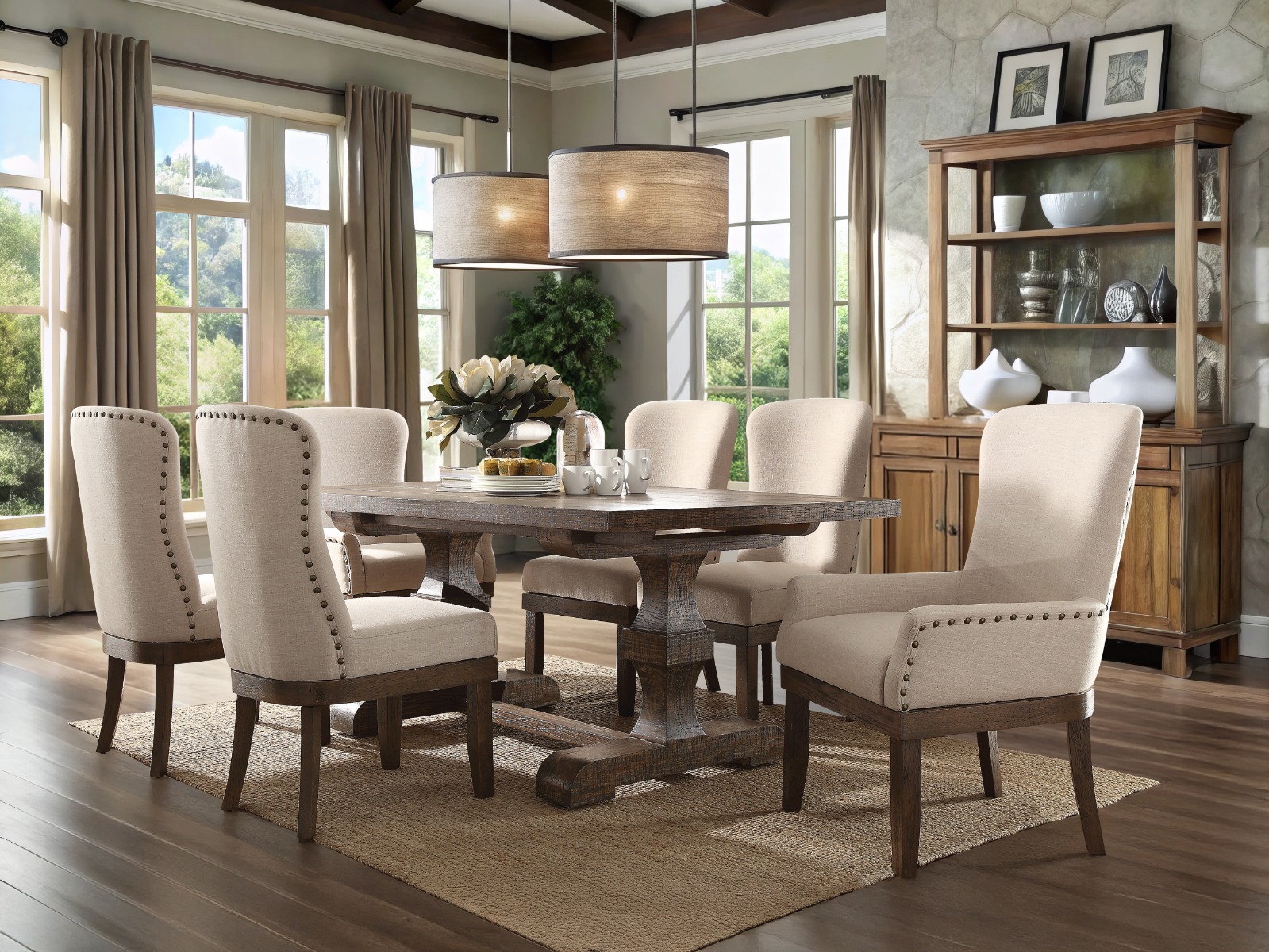 Acme Landon Dining Table with Leaf Model 60737