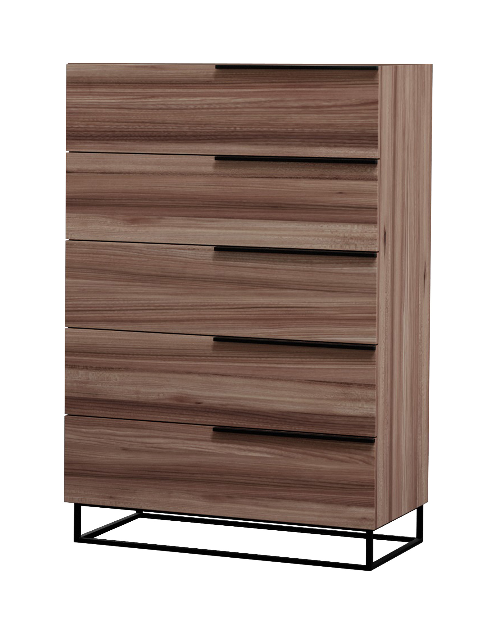 LA Furniture Matteo Italian Modern Walnut Chest VGACMATTEO-CHEST Contemporary Style by Vig Furnitrue Number 72125B Catch Home Goods