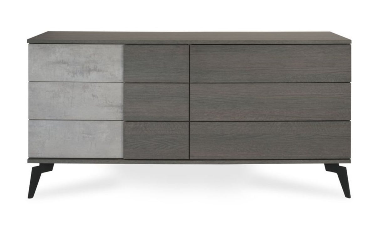 LA Furniture Palermo Italian Modern Faux Concrete & Grey Dresser VGACPALERMO-DRS Contemporary Style by Vig Furnitrue Number 74781 Catch Home Goods