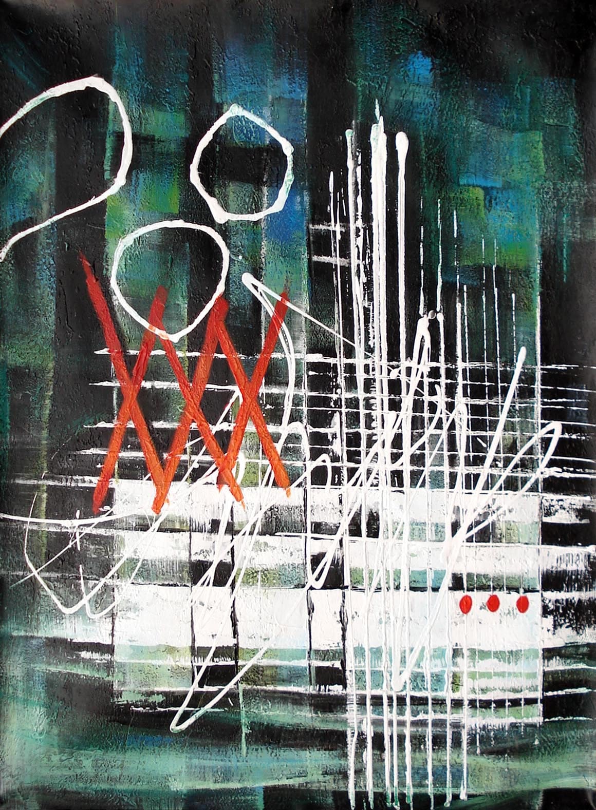 LA Furniture ADC3510 Abstract Oil Painting VGSHD-ADC3510 Contemporary Style by Vig Furnitrue Number 76080 Catch Home Goods