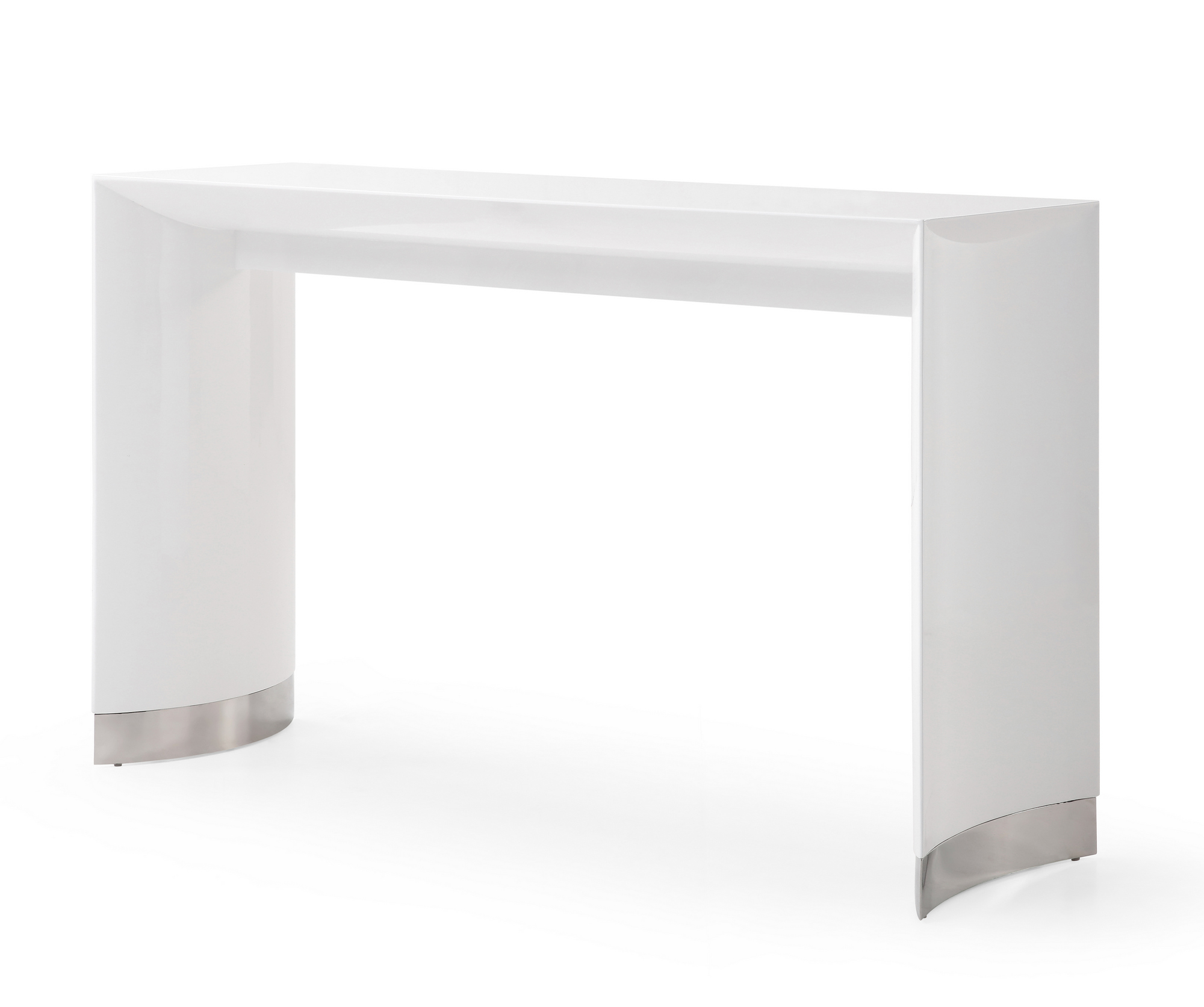 LA Furniture Corbett Contemporary White Bar Table VGVCBT1920 Contemporary Style by Vig Furnitrue Number 76377 Catch Home Goods