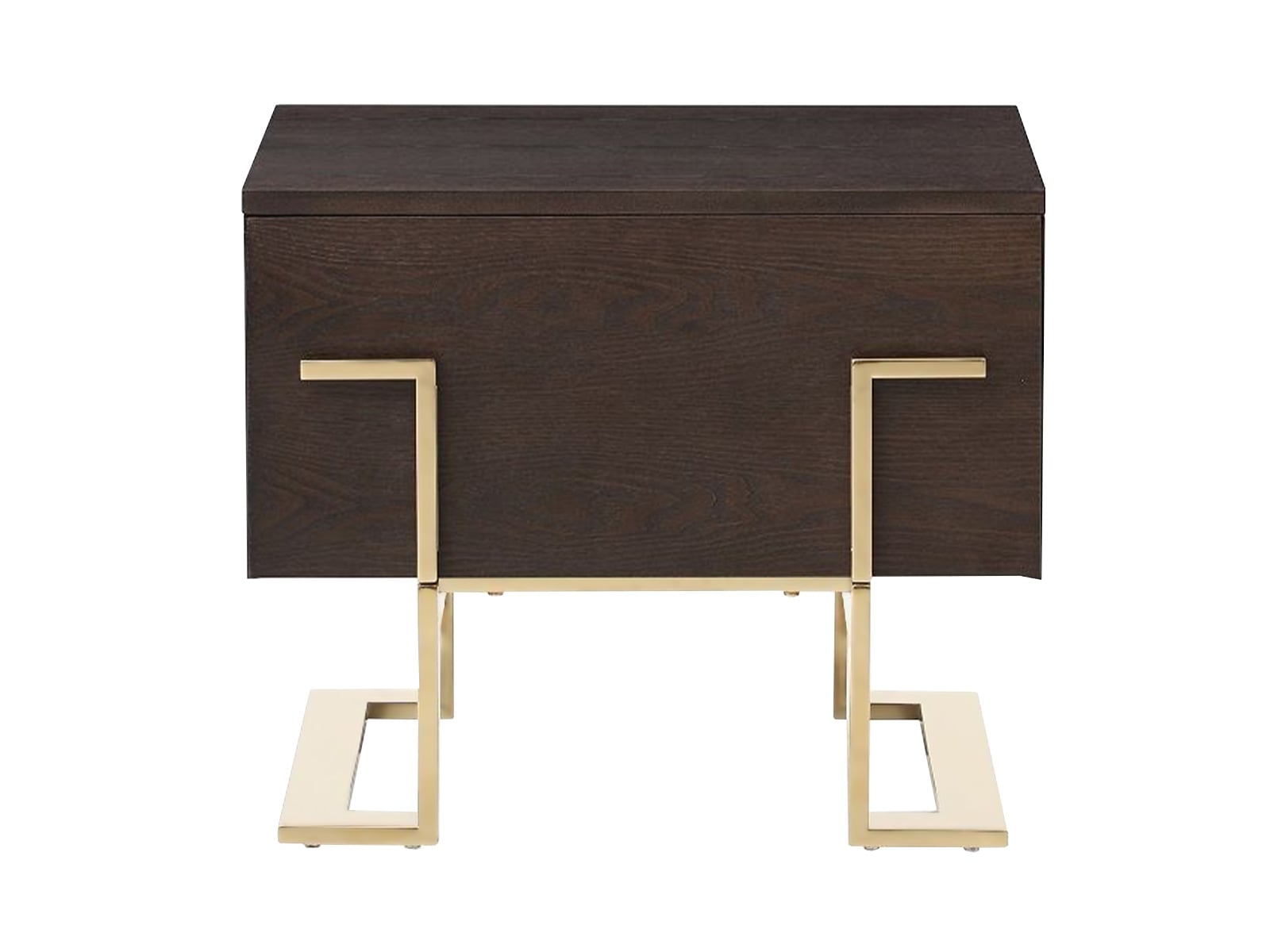 LA Furniture Moontide Modern Smoked Ash & Gold Nightstand VGVCJ1922-D Contemporary Style by Vig Furnitrue Number 76720 Catch Home Goods