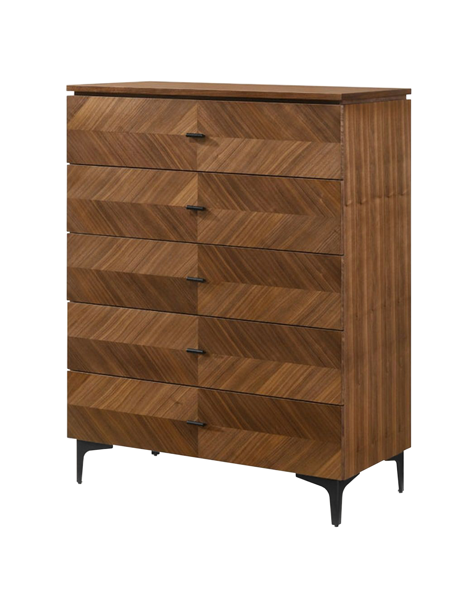 LA Furniture Paula Mid-Century Walnut Chest VGMABR-103-CHST Contemporary Style by Vig Furnitrue Number 77567 Catch Home Goods