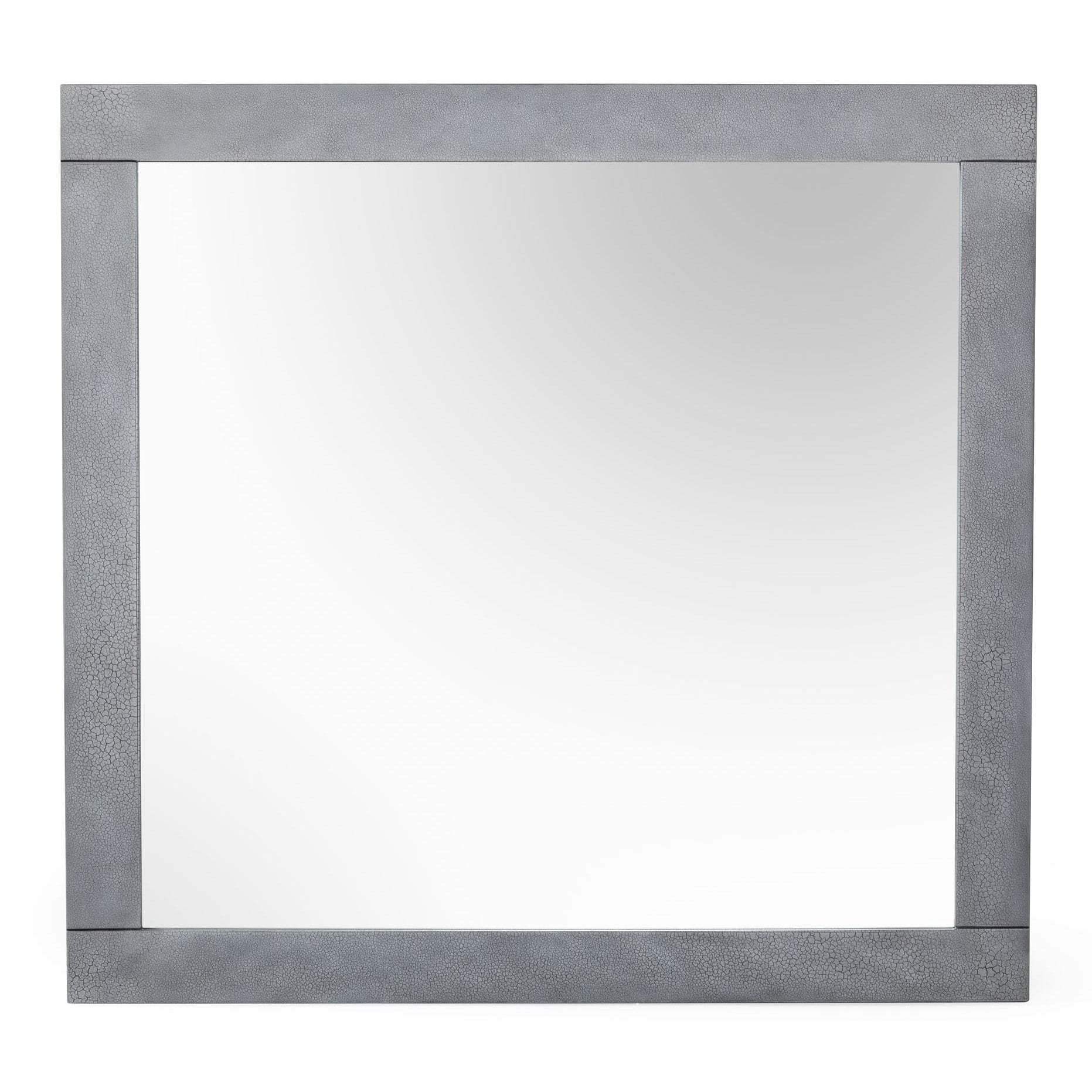 LA Furniture Buckley Modern Grey Crackle Mirror VGVCJ2003-MIR Contemporary Style by Vig Furnitrue Number 77573 Catch Home Goods