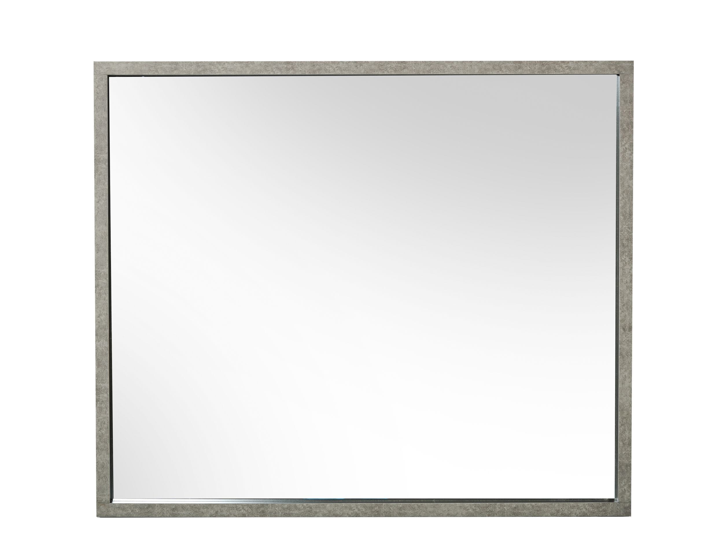 LA Furniture Boston Modern Faux Concrete Mirror VGANBOSTON-MIR Contemporary Style by Vig Furnitrue Number 77854 Catch Home Goods