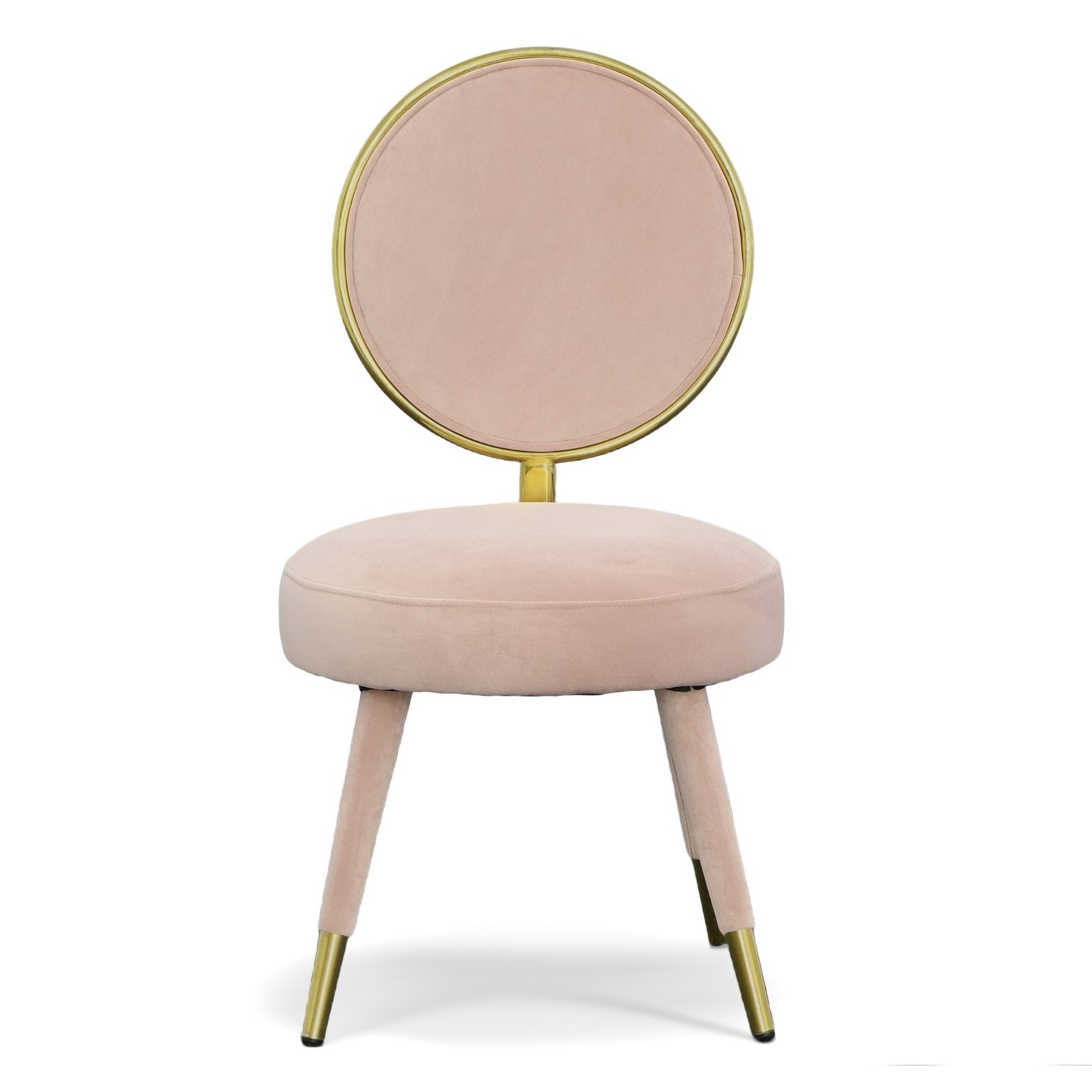 LA Furniture Haswell Glam Pink Velvet Accent Chair (Set of Two) VGMFMC-479-PK-CH Contemporary Style by Vig Furnitrue Number 78502Z Catch Home Goods