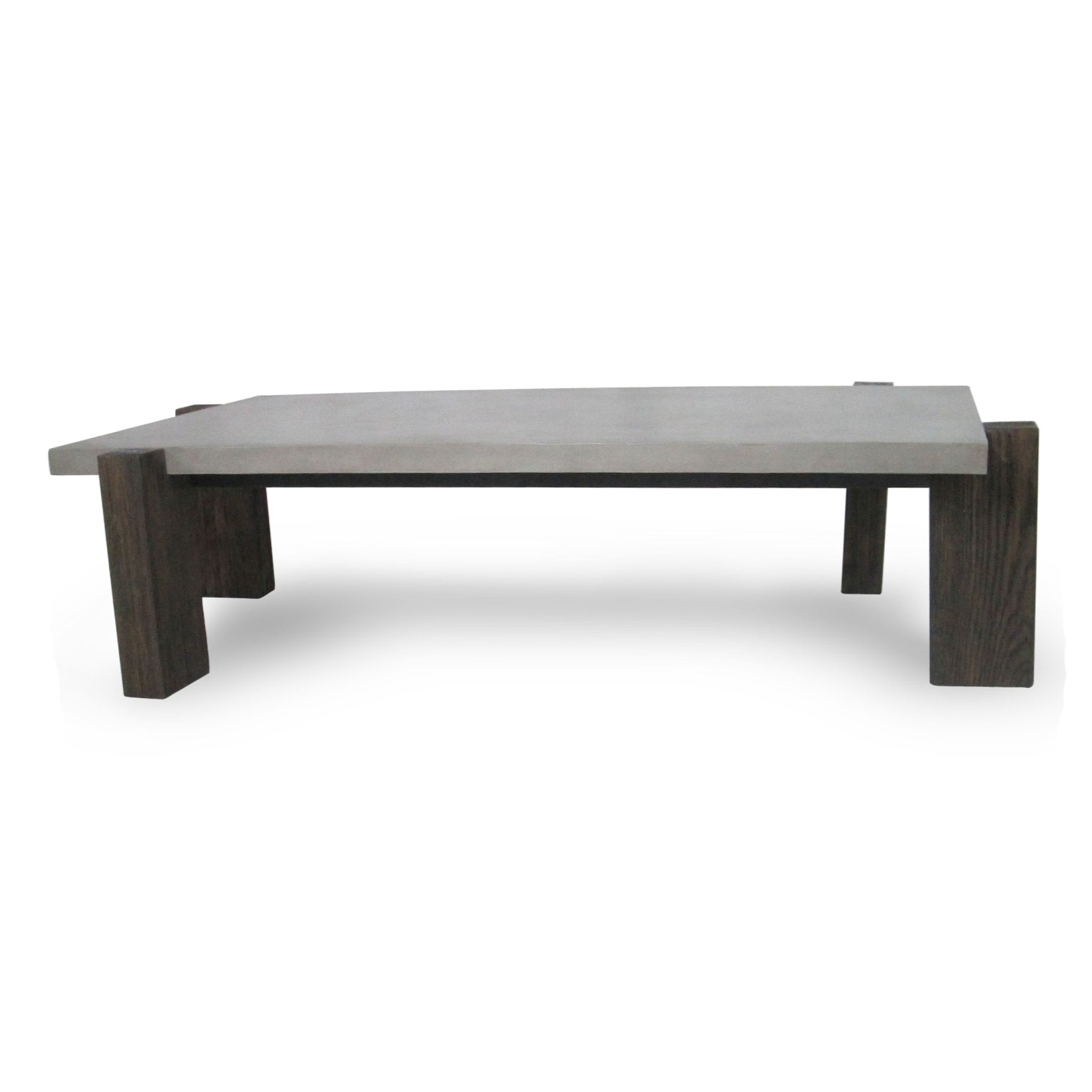 LA Furniture Milton Dark Grey & Walnut Coffee Table VGGR639084-WAL-CT Contemporary Style by Vig Furnitrue Number 78562 Catch Home Goods