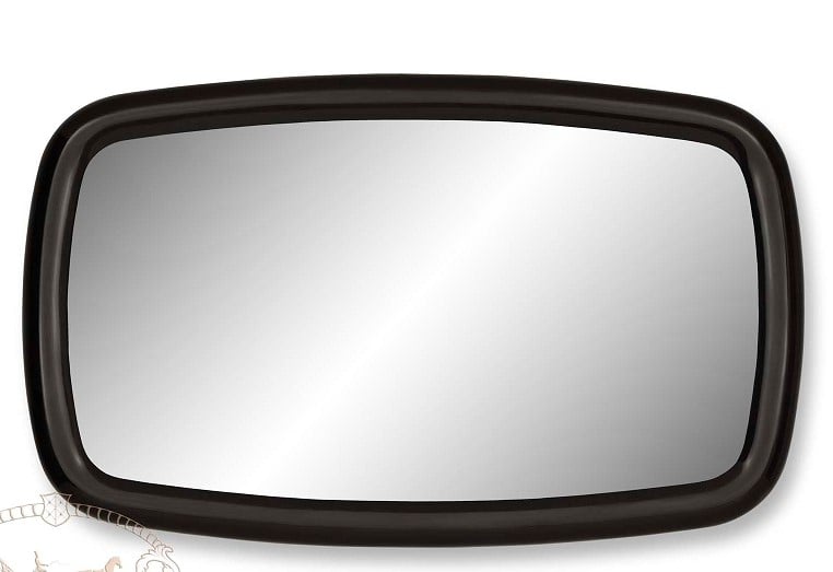 LA Furniture Mauer Black Glam Mirror VGUN-CC101-160-BLK Contemporary Style by Vig Furnitrue Number 79629 Catch Home Goods
