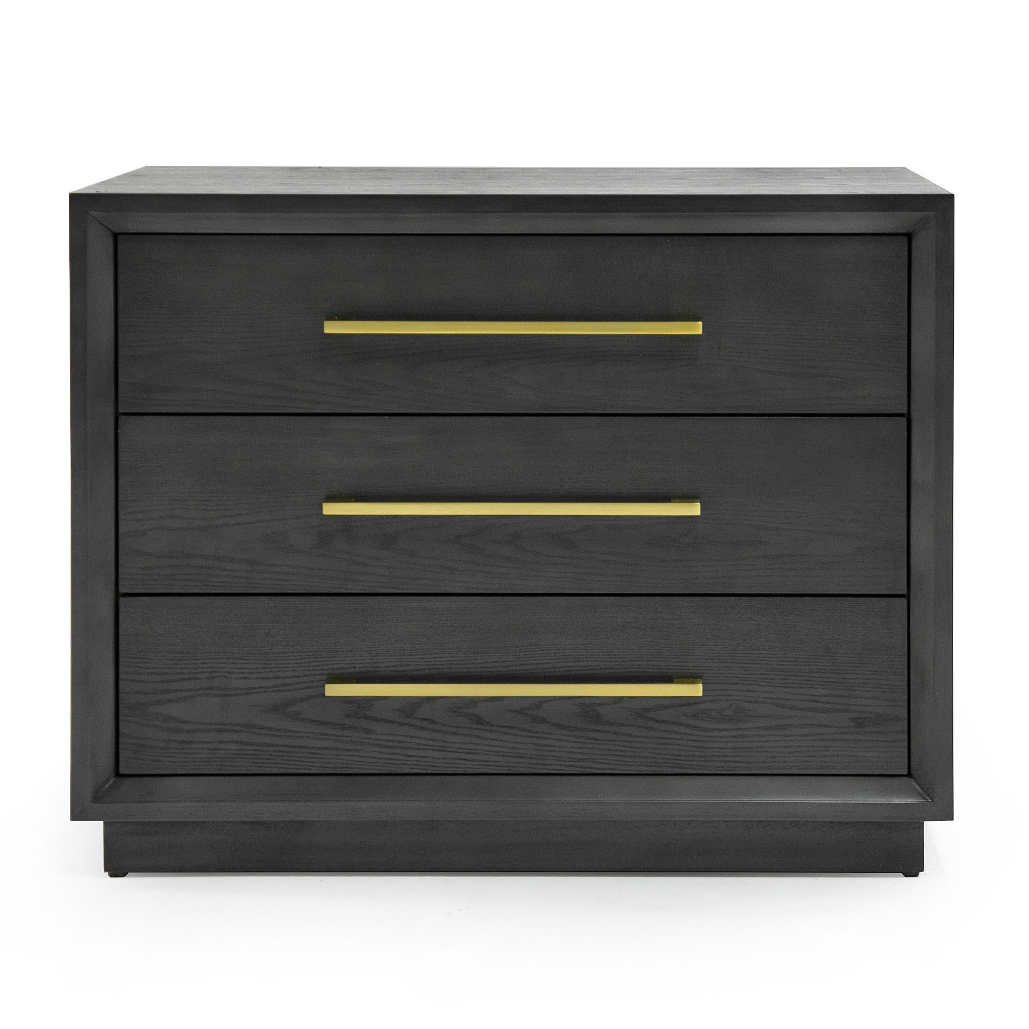 LA Furniture Manhattan Contemporary Grey and Gold Nightstand VGMA-BR-127-NS Contemporary Style by Vig Furnitrue Number 79771|79771A Catch Home Goods