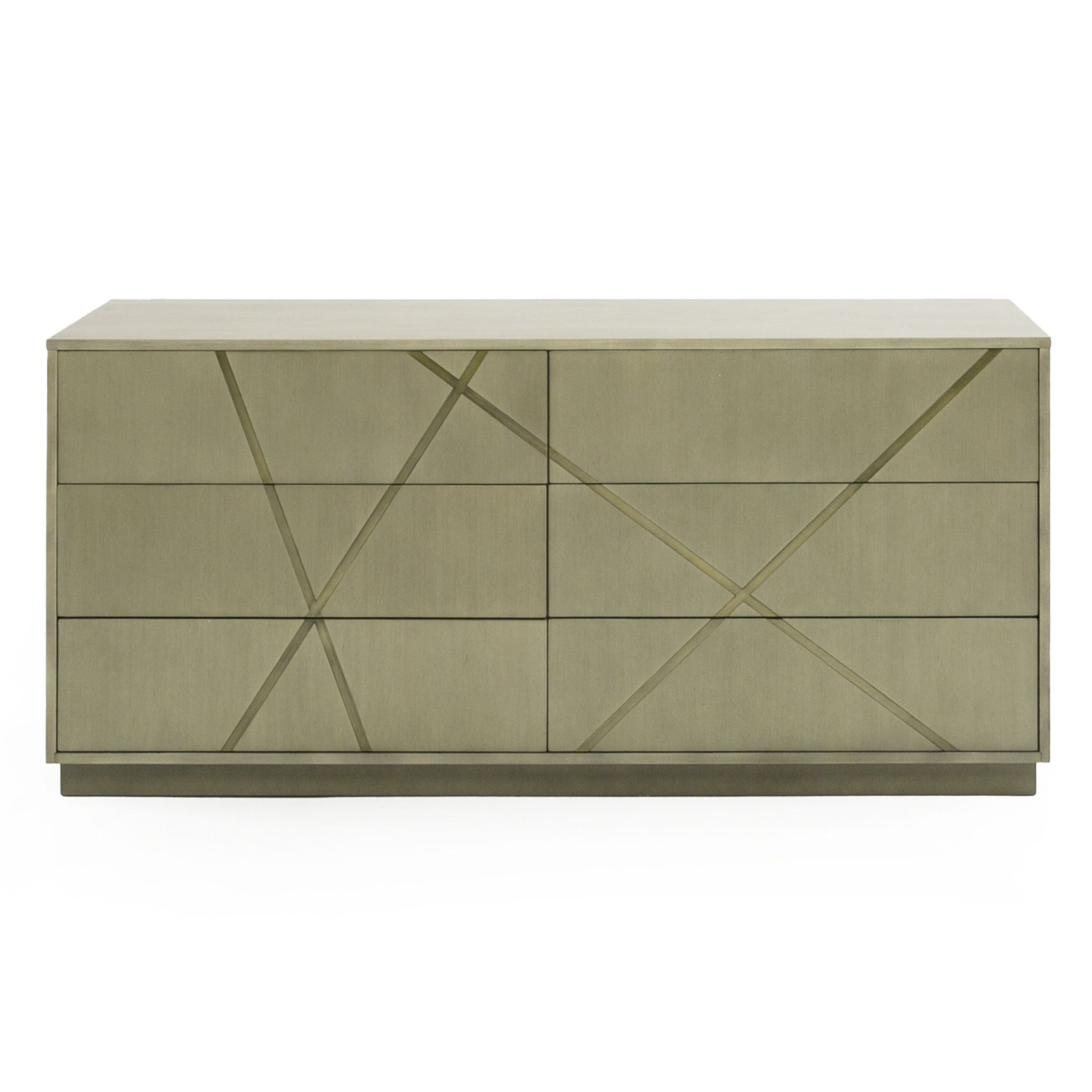 LA Furniture Nixa Modern Wide Birch + Brushed Bronze Dresser VGVC-J1909-D-L-BIR Contemporary Style by Vig Furnitrue Number 79918 Catch Home Goods