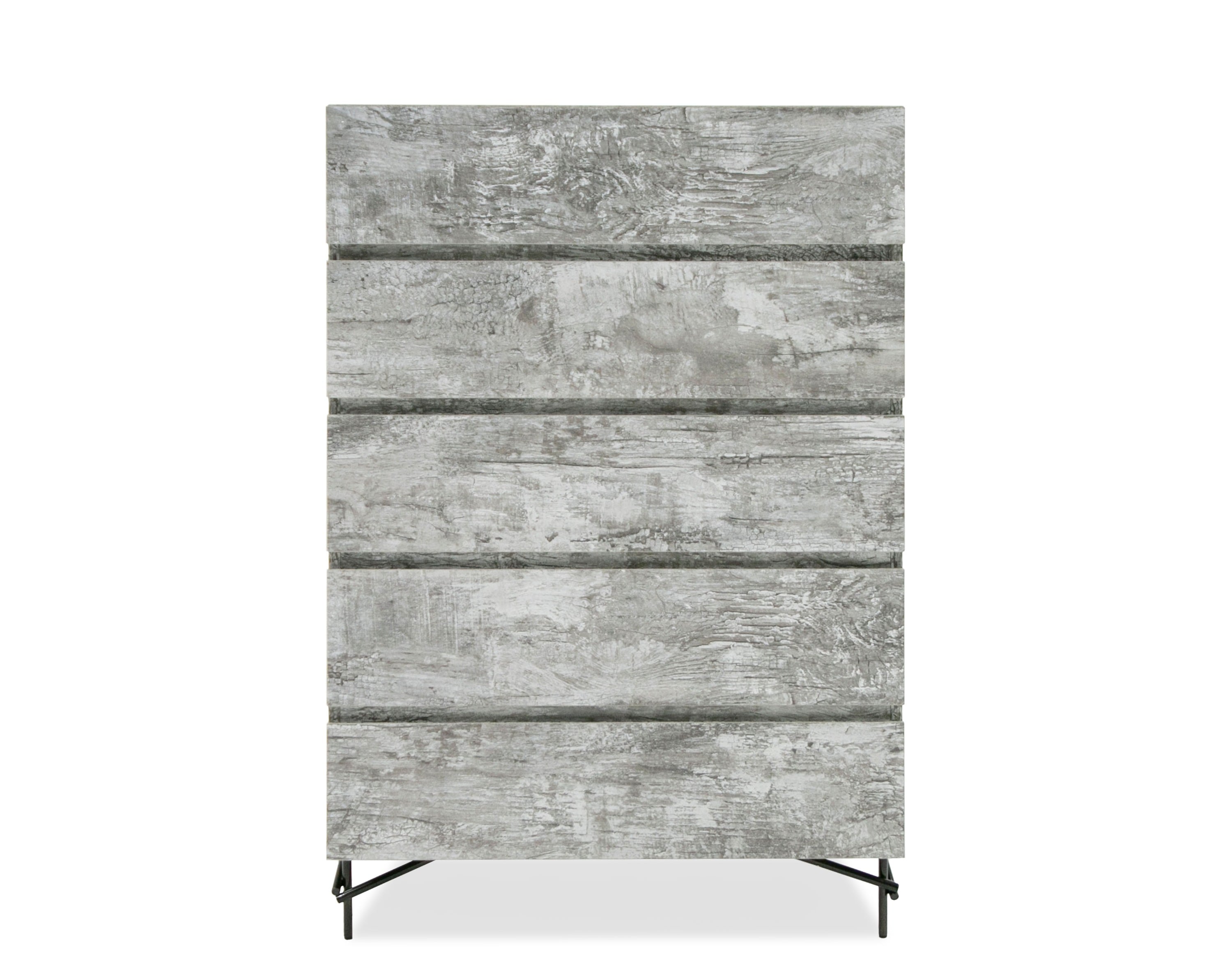 LA Furniture Aria Italian Modern Multi Grey with texture Chest VGAC-ARIA-CHEST Contemporary Style by Vig Furnitrue Number 80036 Catch Home Goods