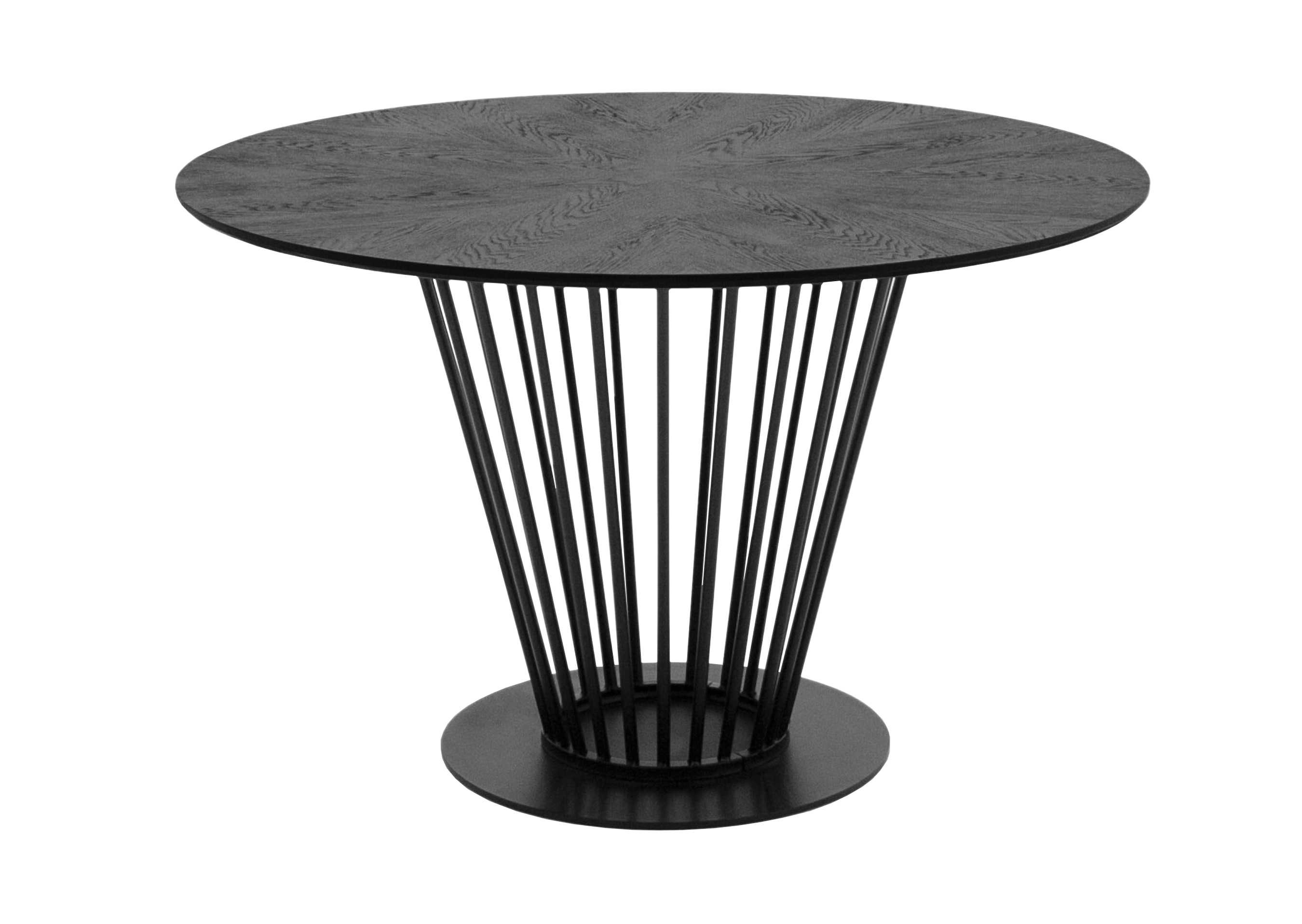 LA Furniture Conroy Modern Black Round Dining Table VGFH-0259917-BB-BLK-DT Contemporary Style by Vig Furnitrue Number 80145 Catch Home Goods