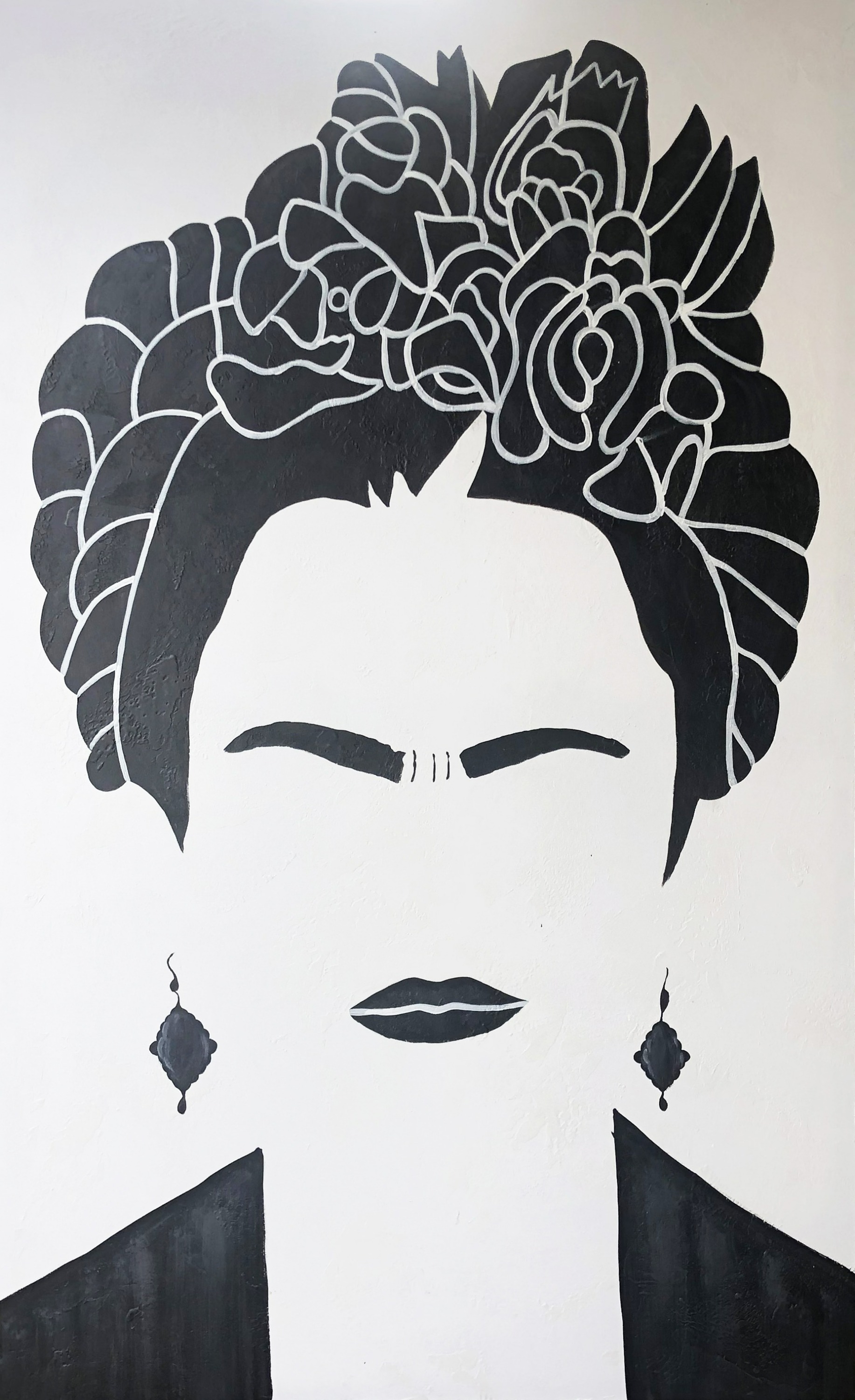 LA Furniture VIG23001 Face Oil Painting VGSHVIG23001 Contemporary Style by Vig Furnitrue Number 80778 Catch Home Goods