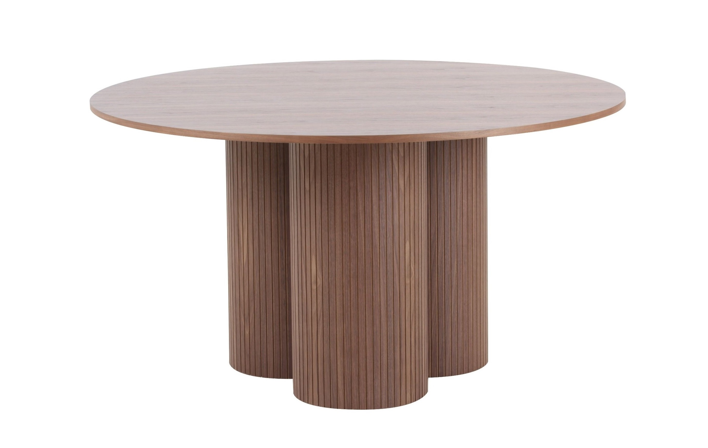 LA Furniture Depew Mid-Century Modern Walnut Round Dining Table VGDWJ3646-1-WAL Contemporary Style by Vig Furnitrue Number 81003 Catch Home Goods