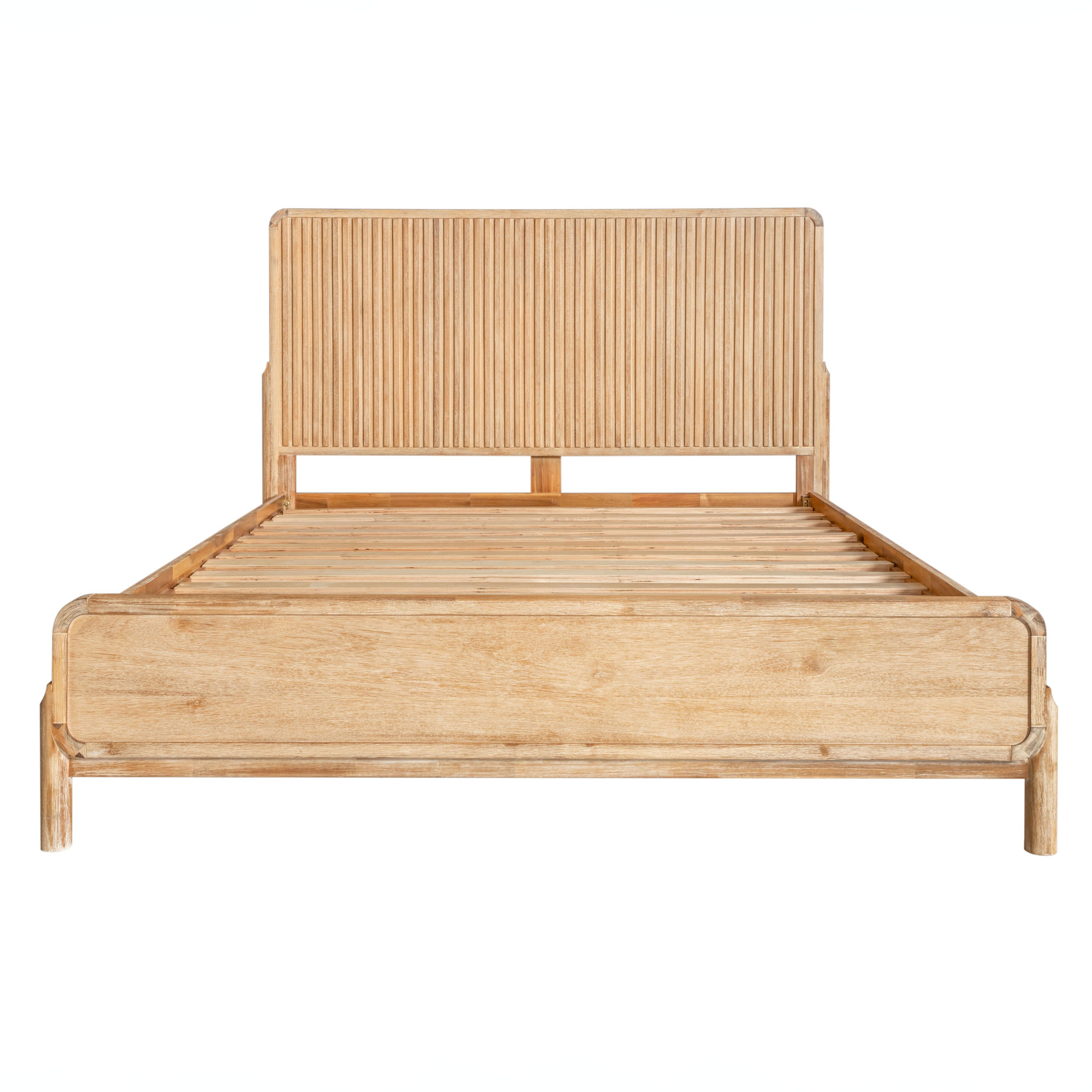 LA Furniture Queen Mikala Modern Natural Oak Bed VGWDMIL-BED-Q Contemporary Style by Vig Furnitrue Number 81304|81304A Catch Home Goods
