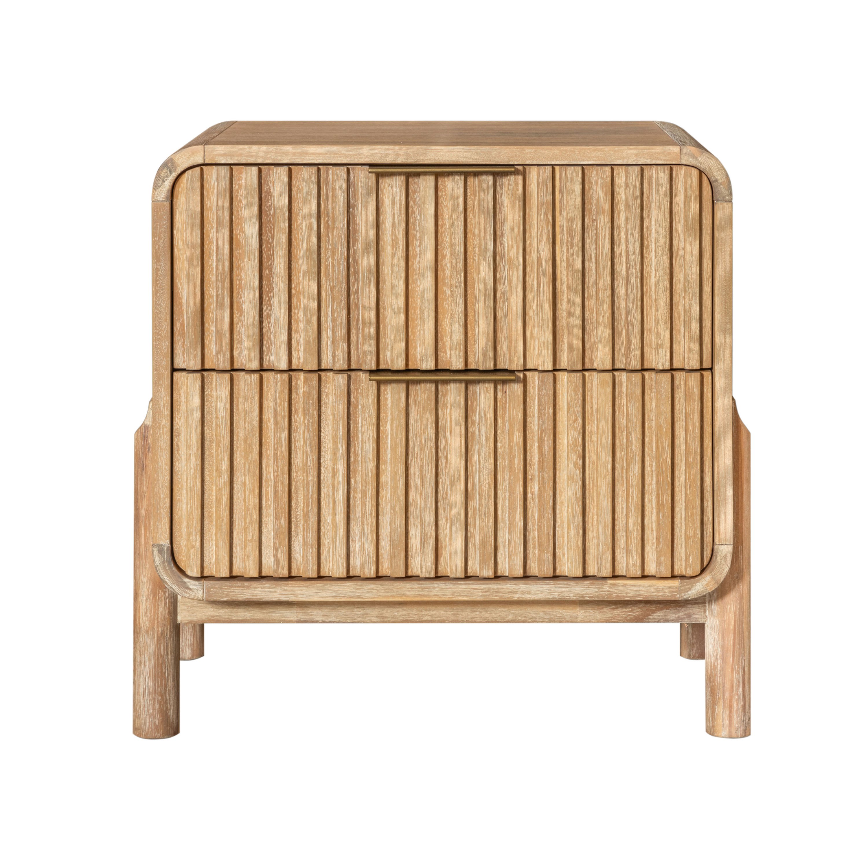 LA Furniture Mikala Modern Natural Oak Nightstand VGWDMIL-BST02 Contemporary Style by Vig Furnitrue Number 81306 Catch Home Goods