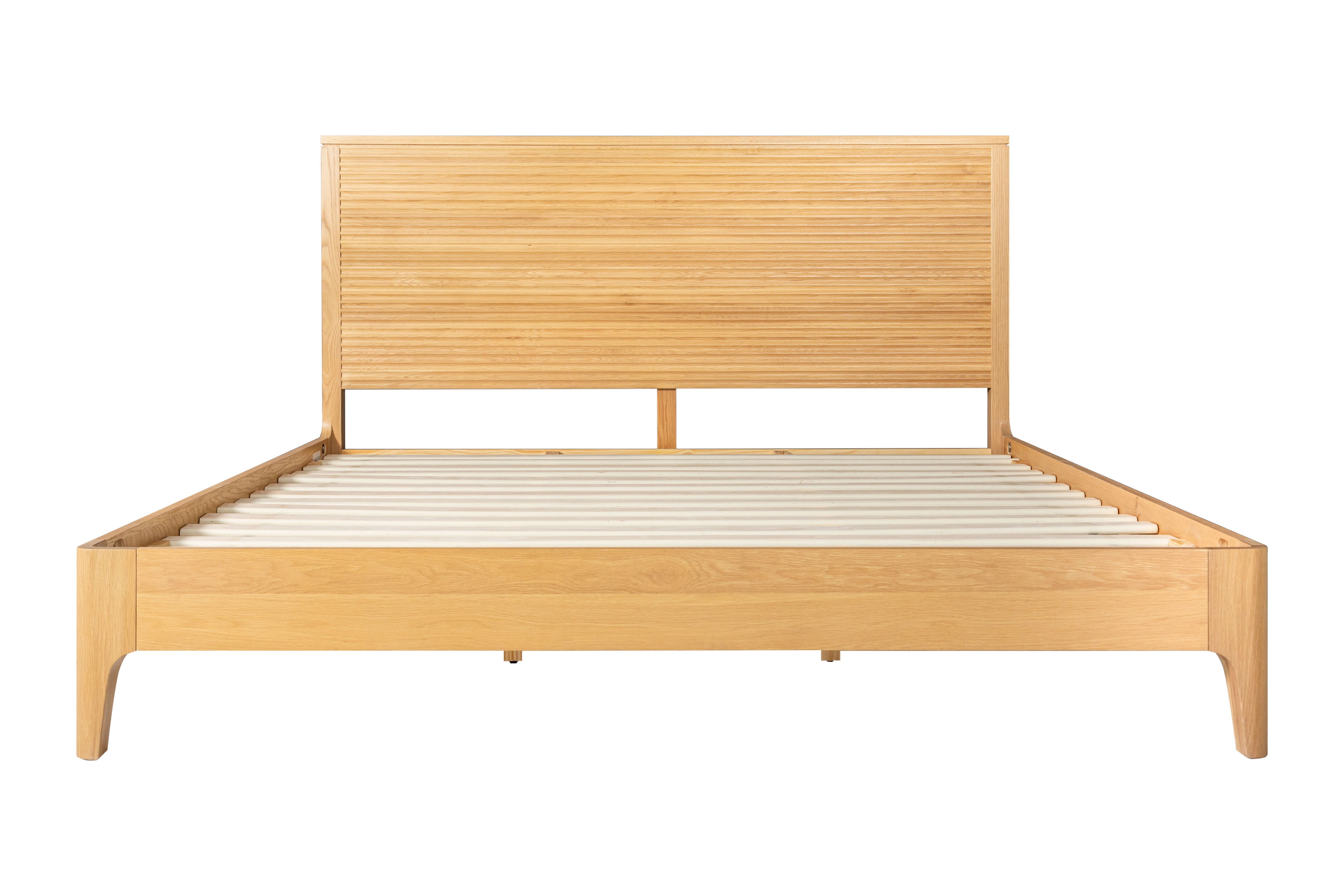 LA Furniture Eastern King Seattle Modern Natural Oak Bed VGWD-SEA-QBKB-BED-EK Contemporary Style by Vig Furnitrue Number 81595 Catch Home Goods
