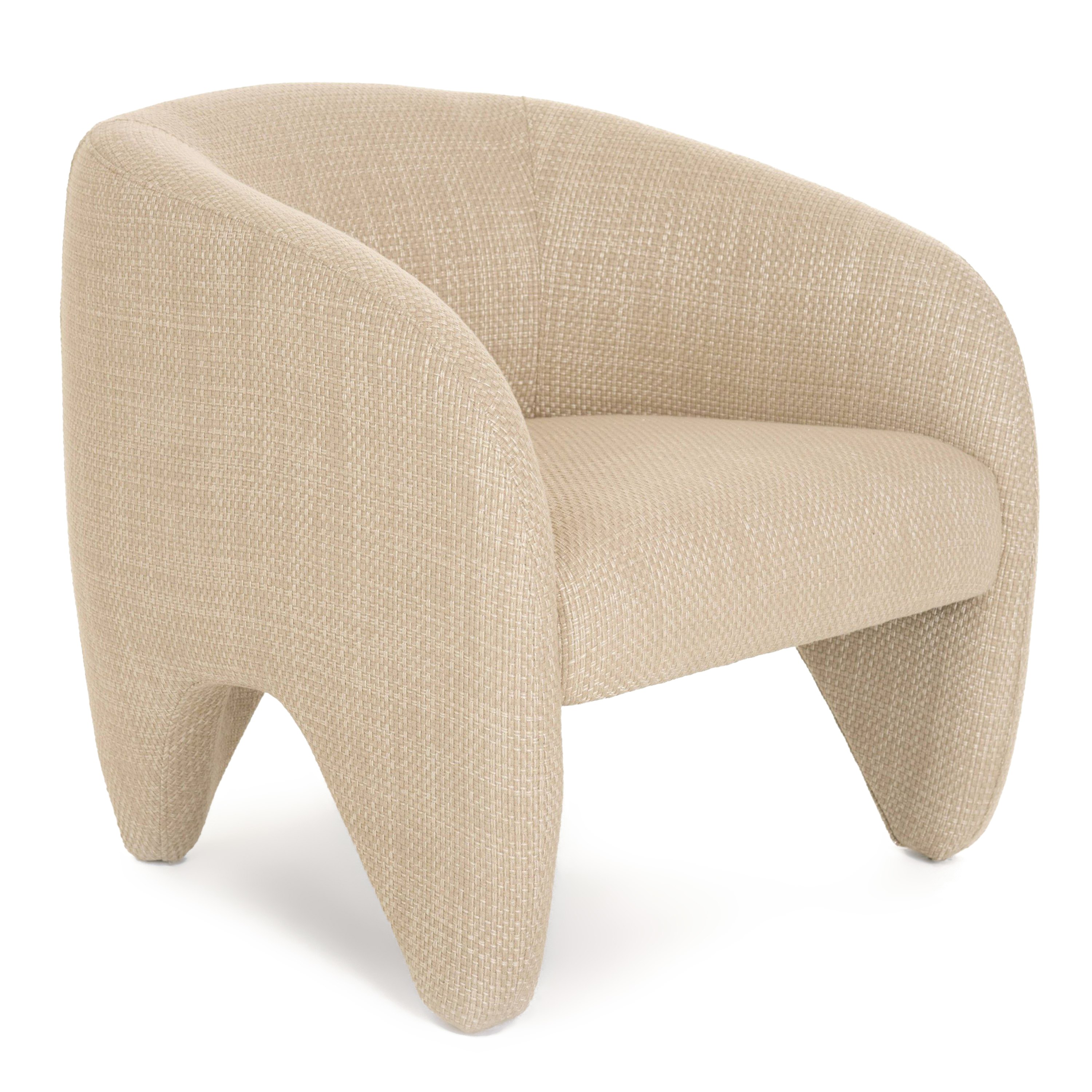 LA Furniture Halton Modern Beige Fabric Accent Chair VGOD-ZW-23081-BGE Contemporary Style by Vig Furnitrue Number 81628|81628A Catch Home Goods