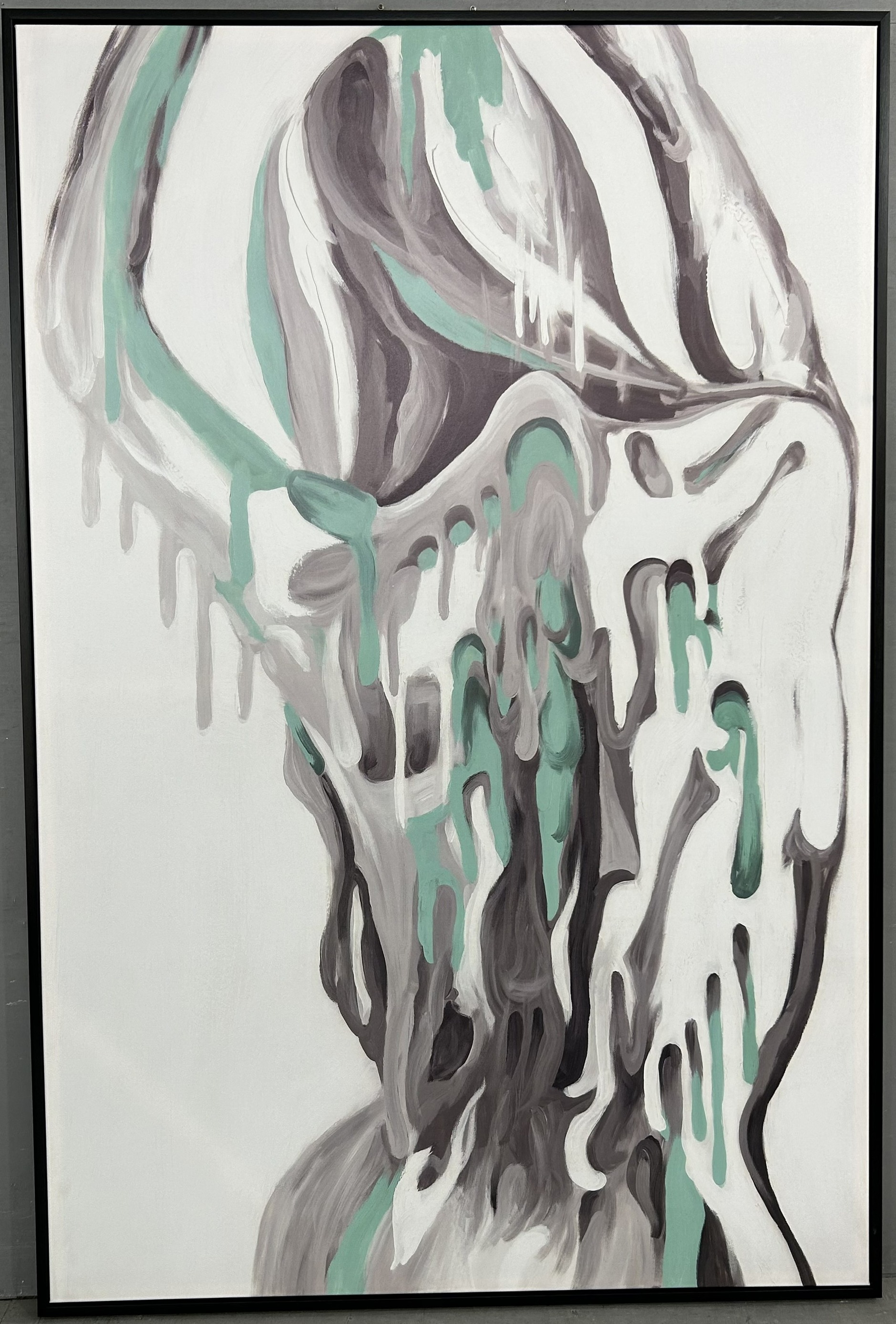 LA Furniture VIG23035 39 X 59 Black Framed Painting VGTHVIG23035 Contemporary Style by Vig Furnitrue Number 81664 Catch Home Goods