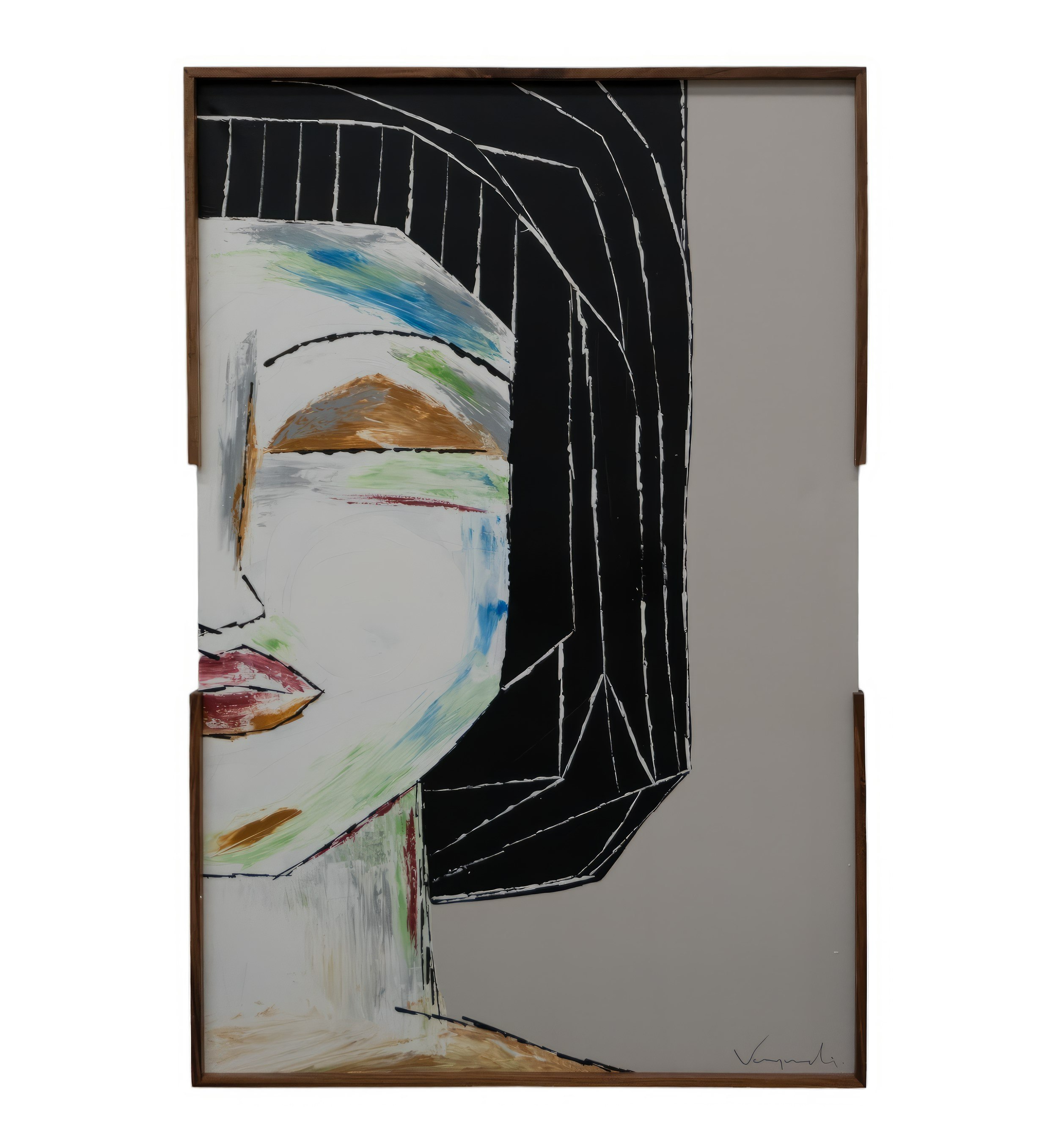 LA Furniture Mediate Modern 47" x 71" Painting VGVA-CO23553 Contemporary Style by Vig Furnitrue Number 81945 Catch Home Goods