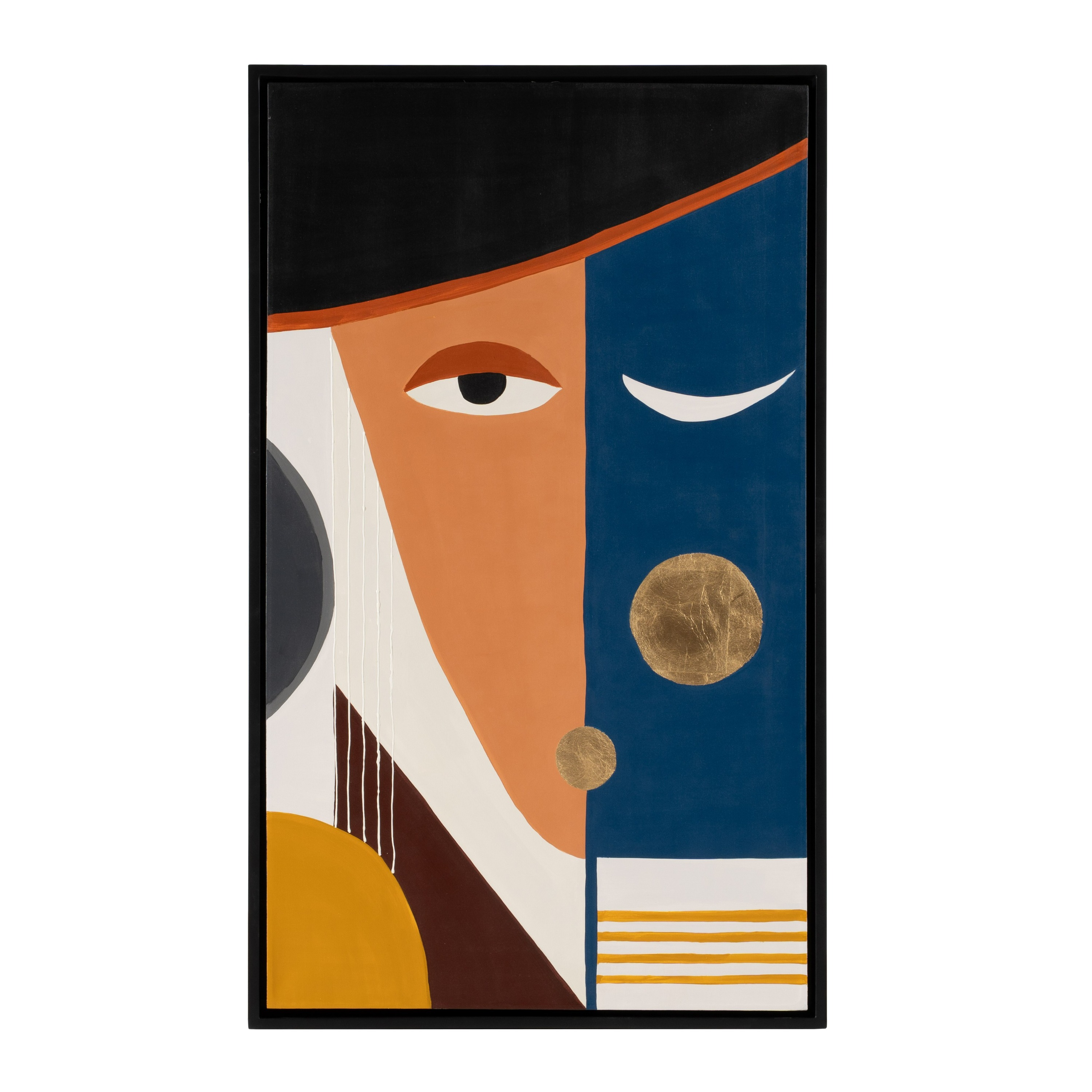 LA Furniture Colors Face Modern 35" x 59" Painting VGVA-CO2302 Contemporary Style by Vig Furnitrue Number 81948 Catch Home Goods