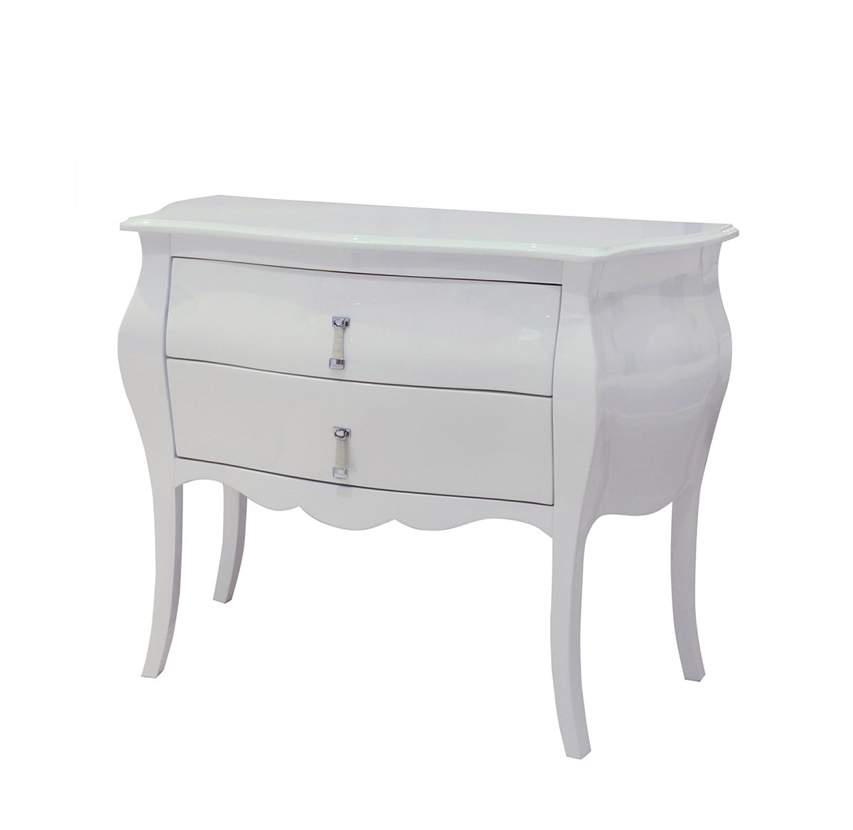 LA Furniture Ophelia White Bedroom Dresser VGWCTEM-8P010 Contemporary Style by Vig Furnitrue Number 13304 Catch Home Goods