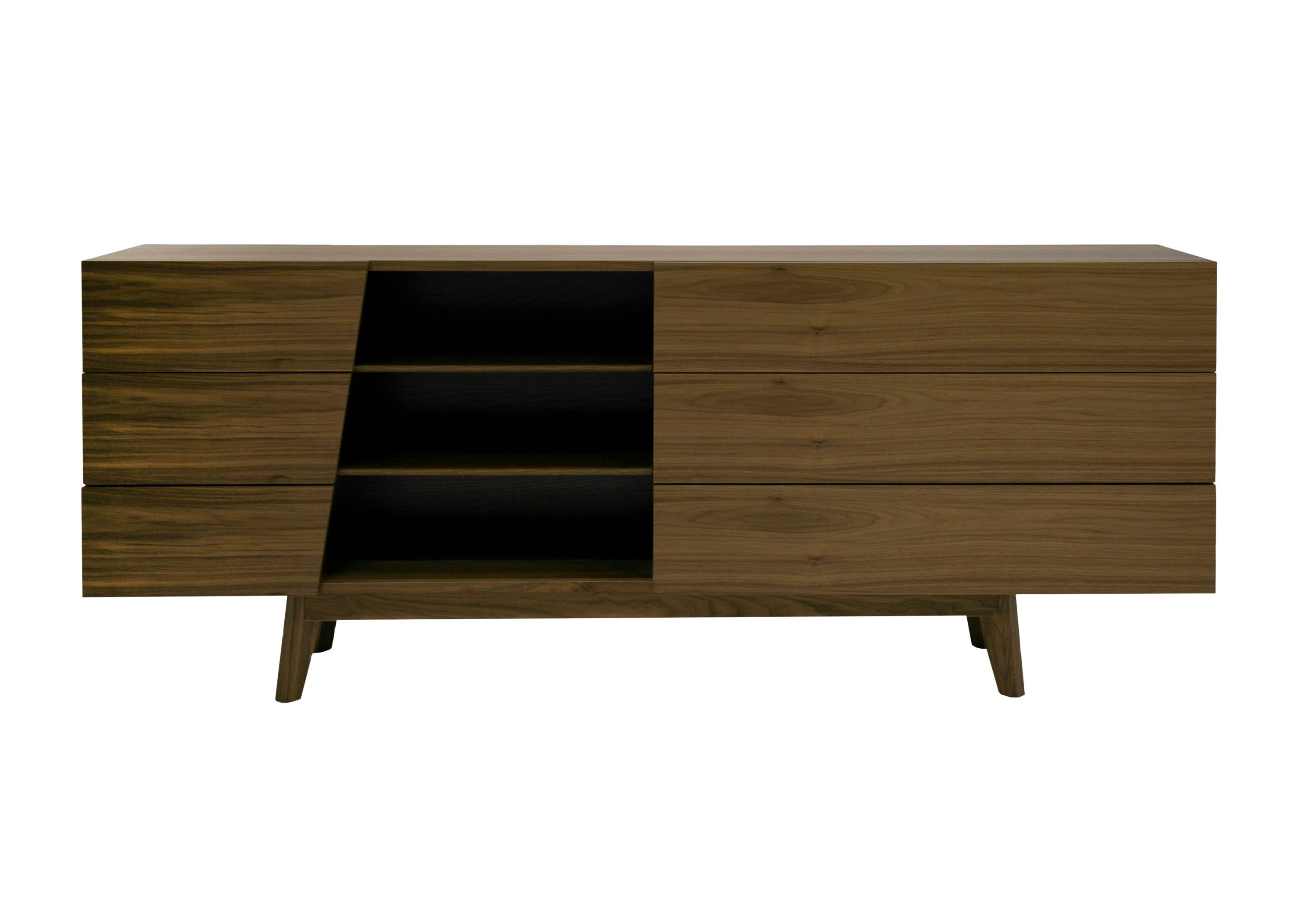 LA Furniture Abelard Mid-century Walnut Dresser VGBBMC1707-DRS Contemporary Style by Vig Furnitrue Number 77934 Catch Home Goods