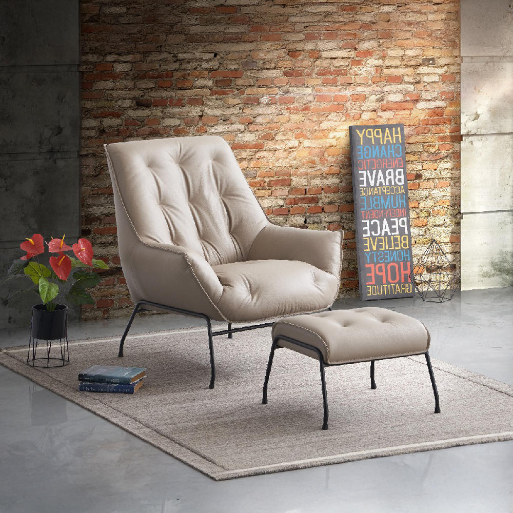 Acme Zusa Accent Chair & Ottoman Model AC02381