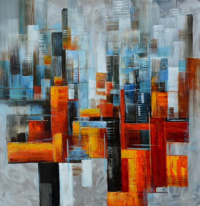 LA Furniture Absract Oil Painting VGSHD-ADD0199 Contemporary Style by Vig Furnitrue Number 71849 Catch Home Goods