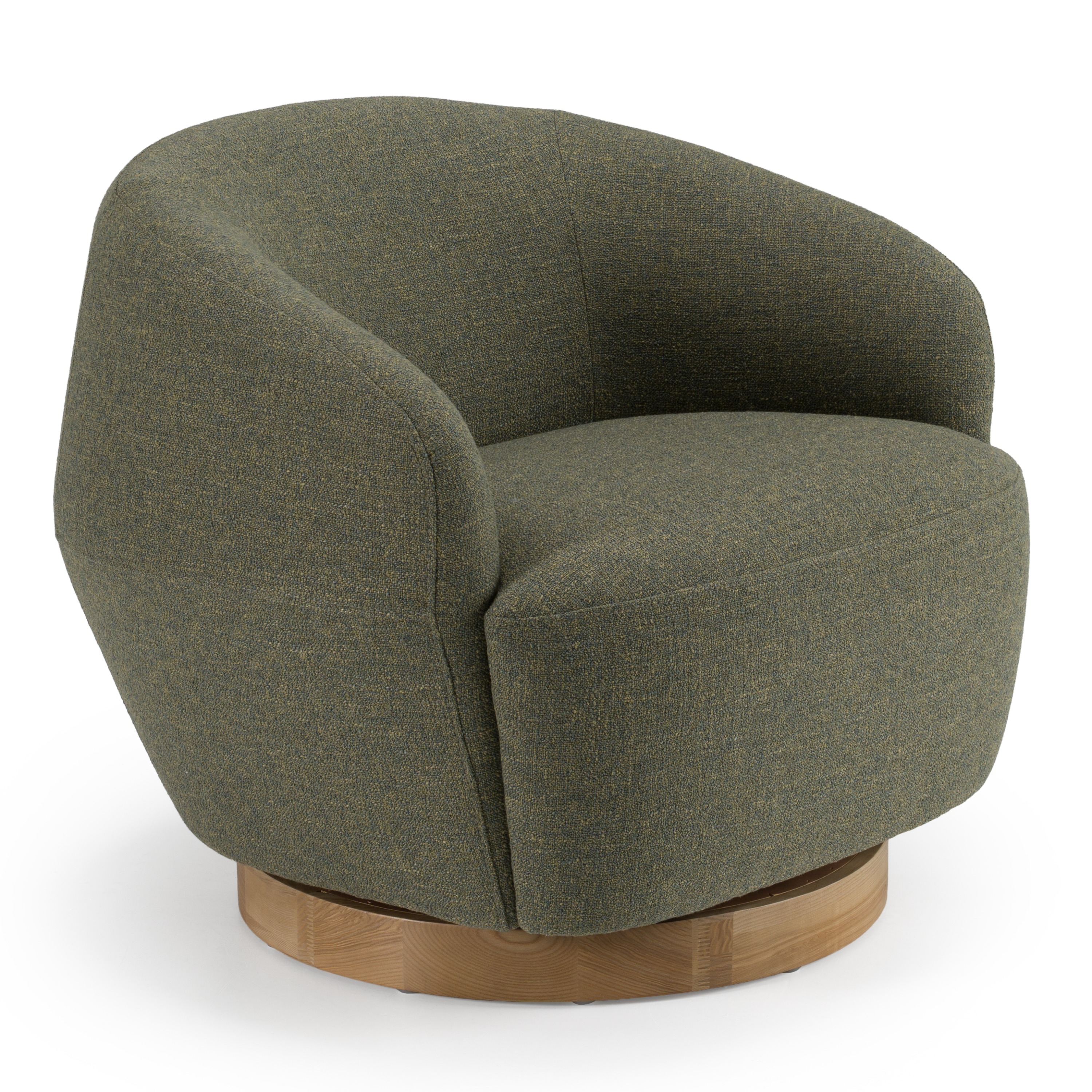 LA Furniture Agatha Modern Hemp Fabric Swivel Accent Chair VGKK-KF.A1203-HEMP Contemporary Style by Vig Furnitrue Number 81736|81736A Catch Home Goods