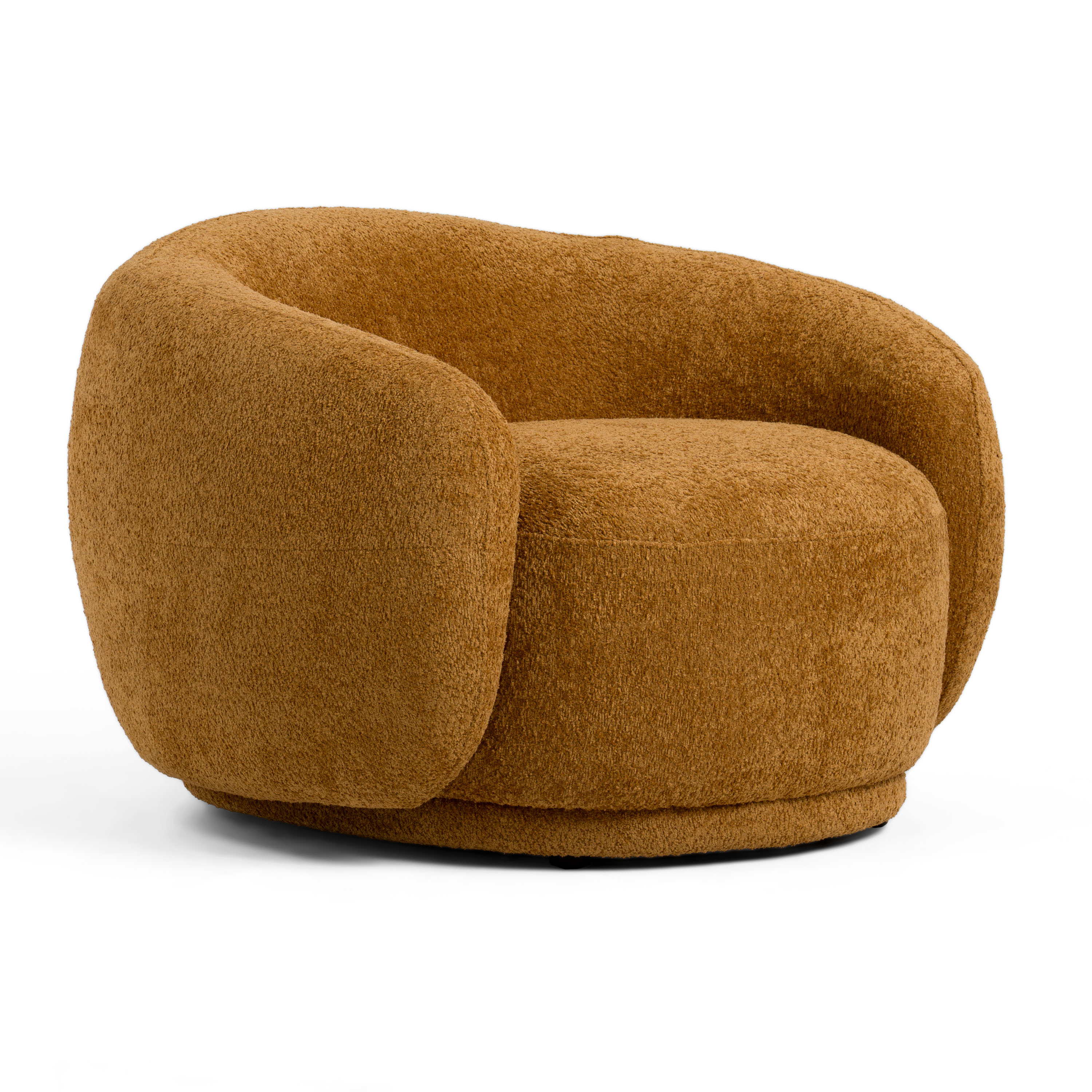 LA Furniture Andrew Modern Orange Fabric Swivel Accent Chair VGEV-B1830-CHR-ORG Contemporary Style by Vig Furnitrue Number 81296 Catch Home Goods