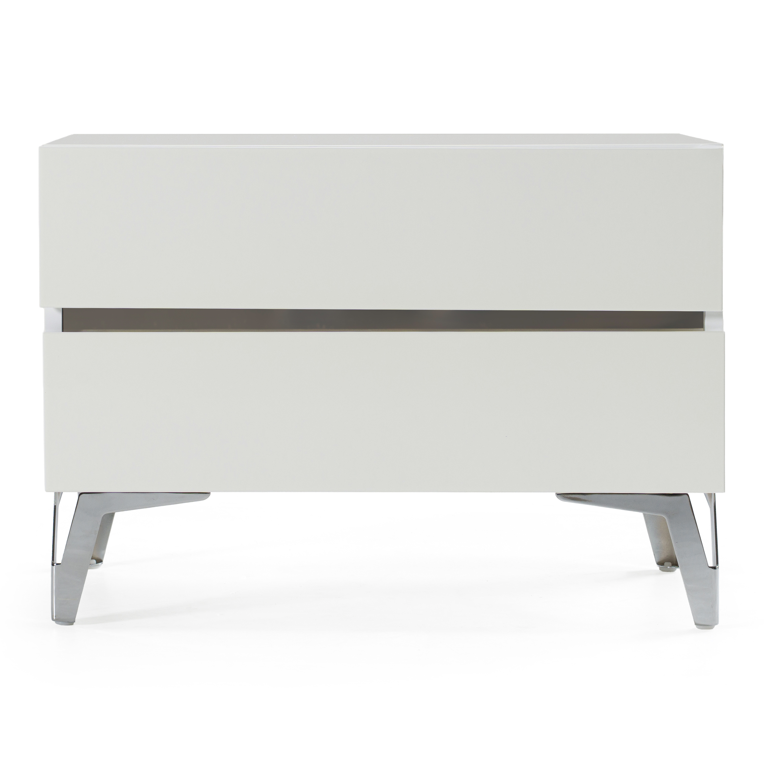 LA Furniture Angela Italian Modern White Nightstand VGACANGELA-NS Contemporary Style by Vig Furnitrue Number 75994 Catch Home Goods