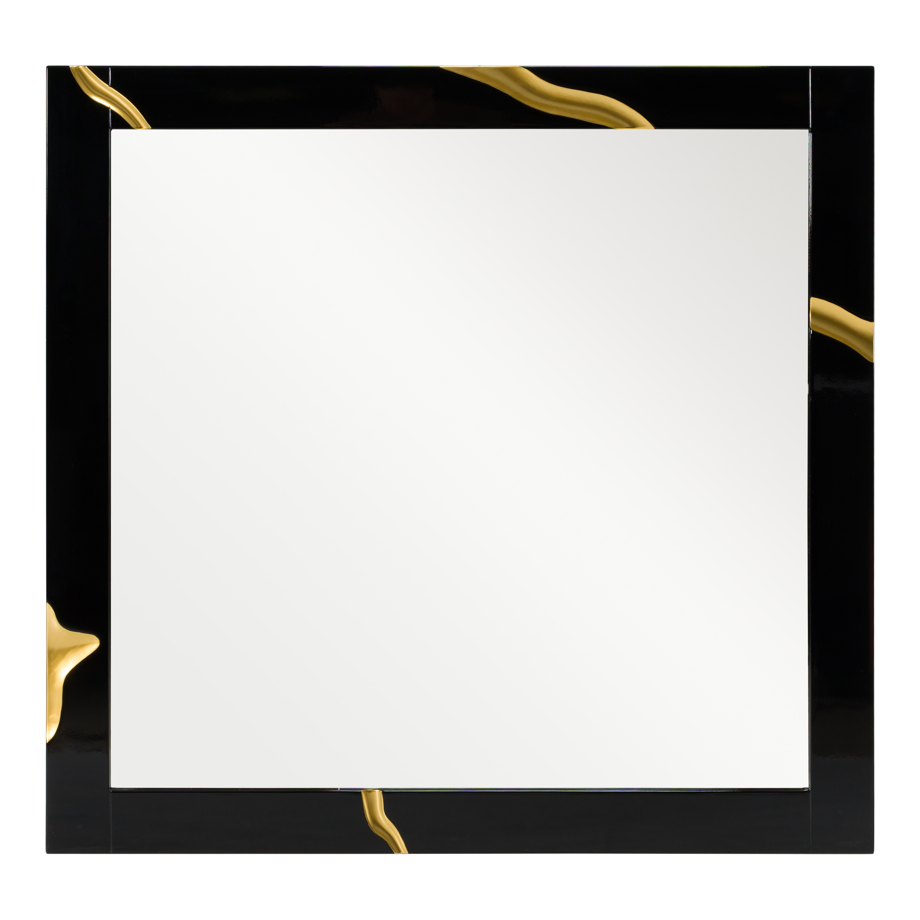 LA Furniture Aspen Modern Black Large Mirror VGVC-J1801-M-L-MIR Contemporary Style by Vig Furnitrue Number 80130 Catch Home Goods