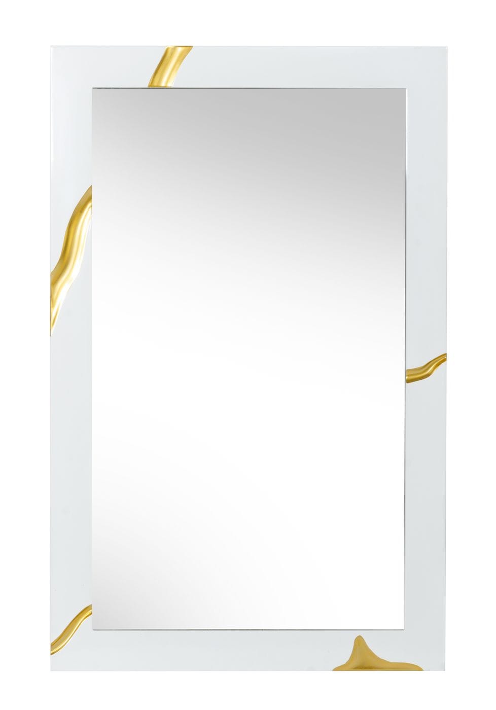 LA Furniture Aspen Modern White Mirror VGVCJ1801-WHT-MIR Contemporary Style by Vig Furnitrue Number 75863 Catch Home Goods