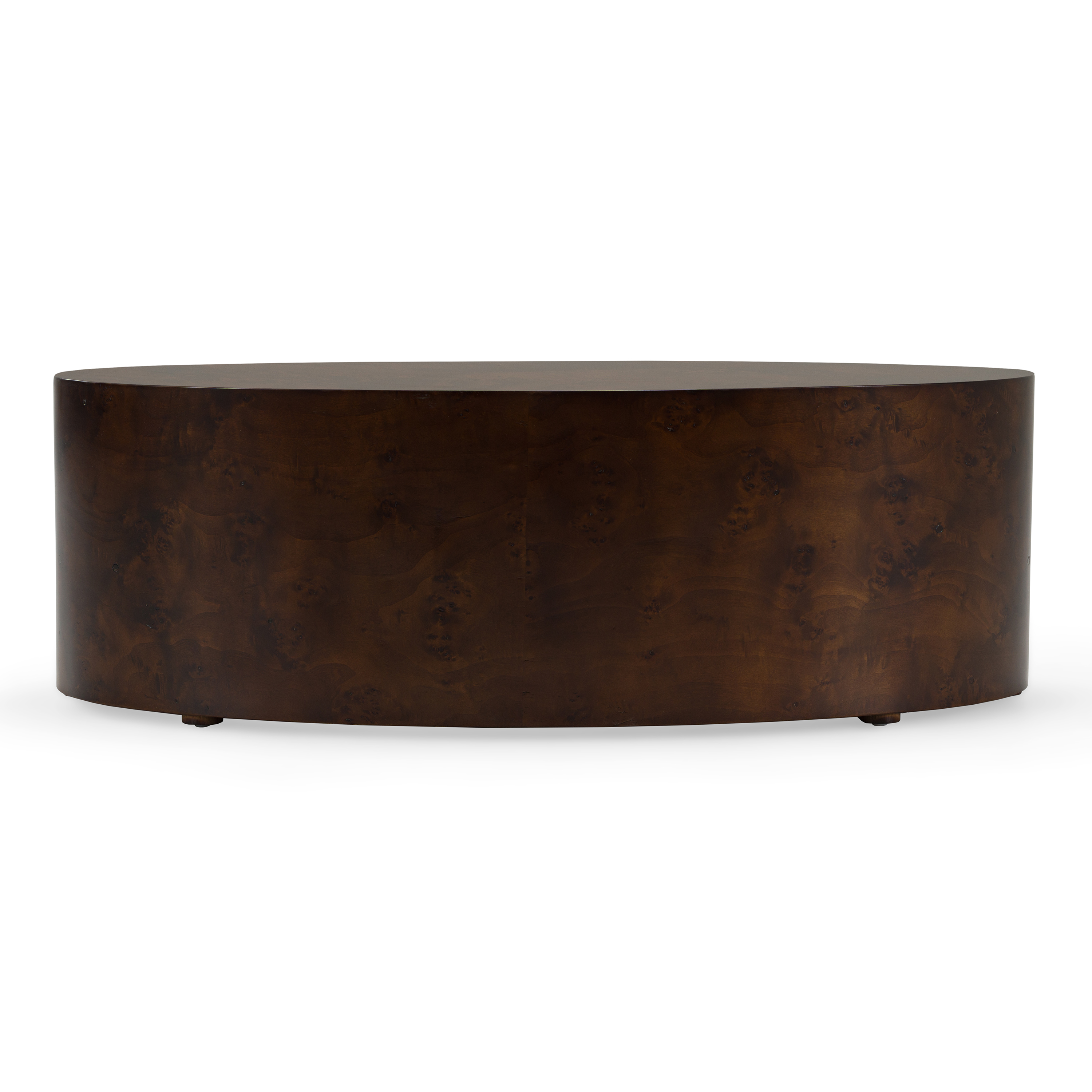 LA Furniture August Modern Dark Walnut Burl Round Coffee Table VGMY-5377-R-WAL Contemporary Style by Vig Furnitrue Number 85794 Catch Home Goods