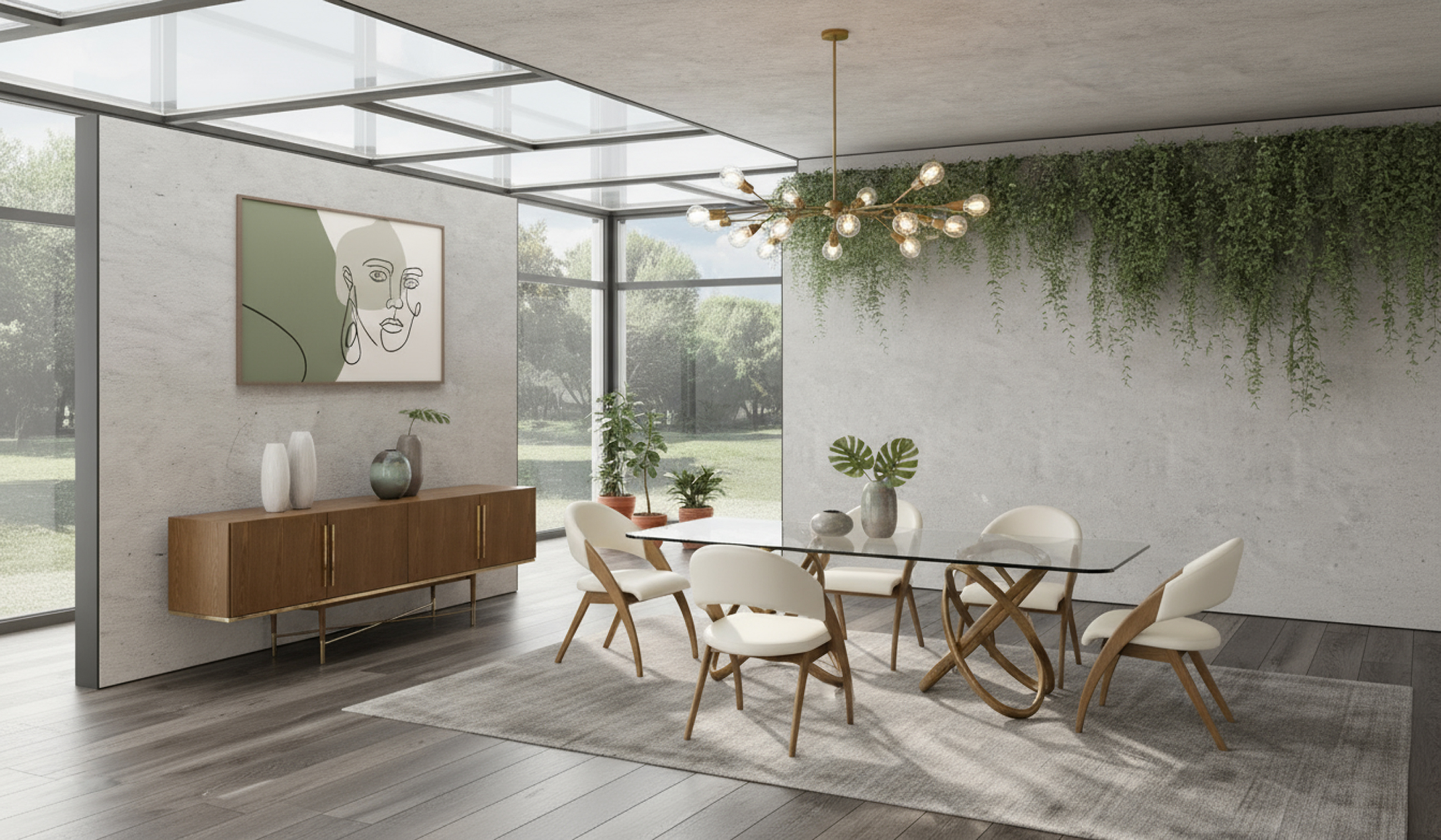 LA Furniture Mason & Lucas Modern Walnut Dining Set VGCSMASON-SET Contemporary Style by Vig Furnitrue Number 73143 Catch Home Goods