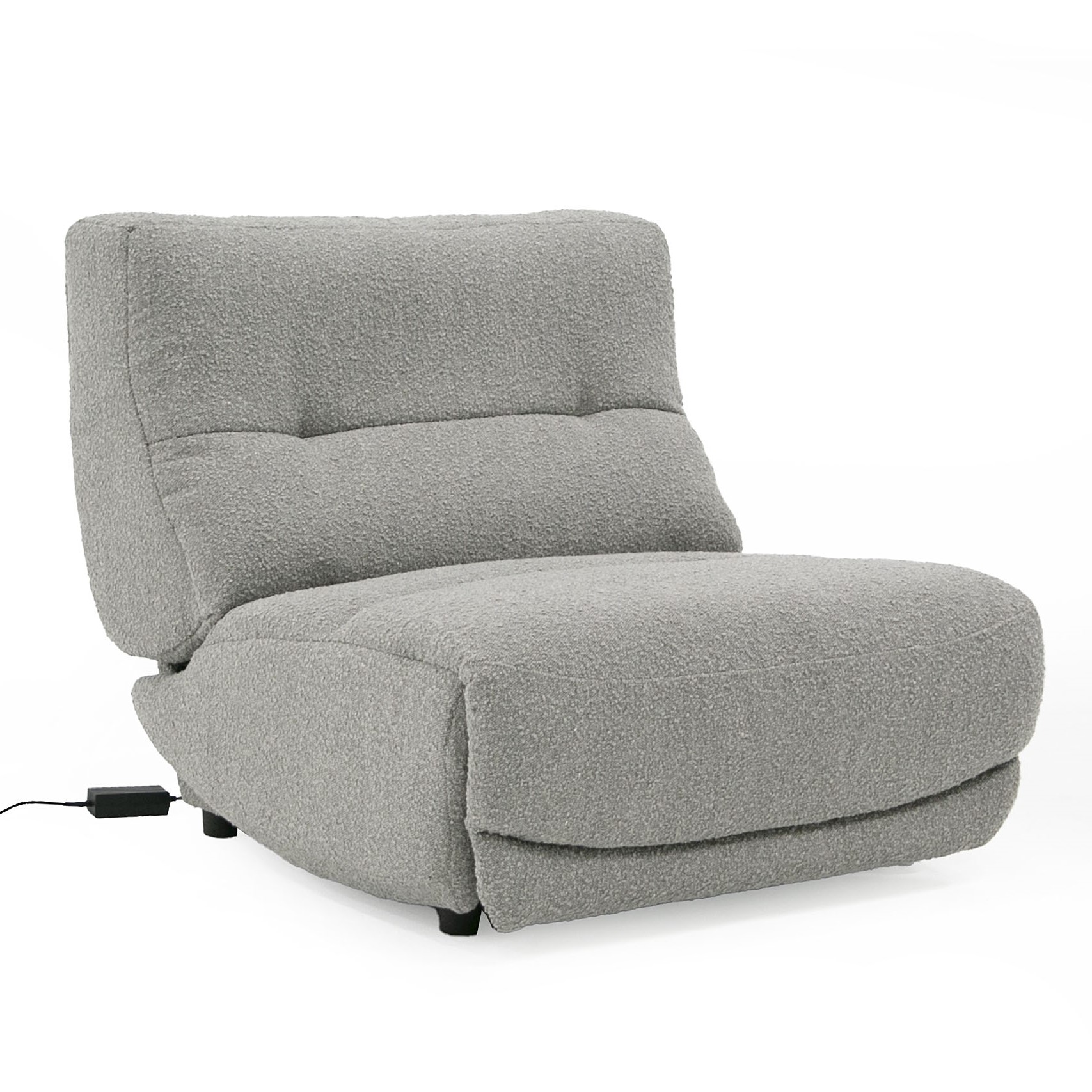 LA Furniture Basil Modern Grey Fabric Large Electric Recliner Chair VGSX-22056-RCLNR-LRG-SLATE Contemporary Style by Vig Furnitrue Number 80858 Catch Home Goods