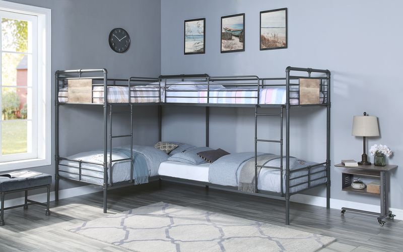 Acme Cordelia Quadruple Twin Bunk Bed Model BD00370